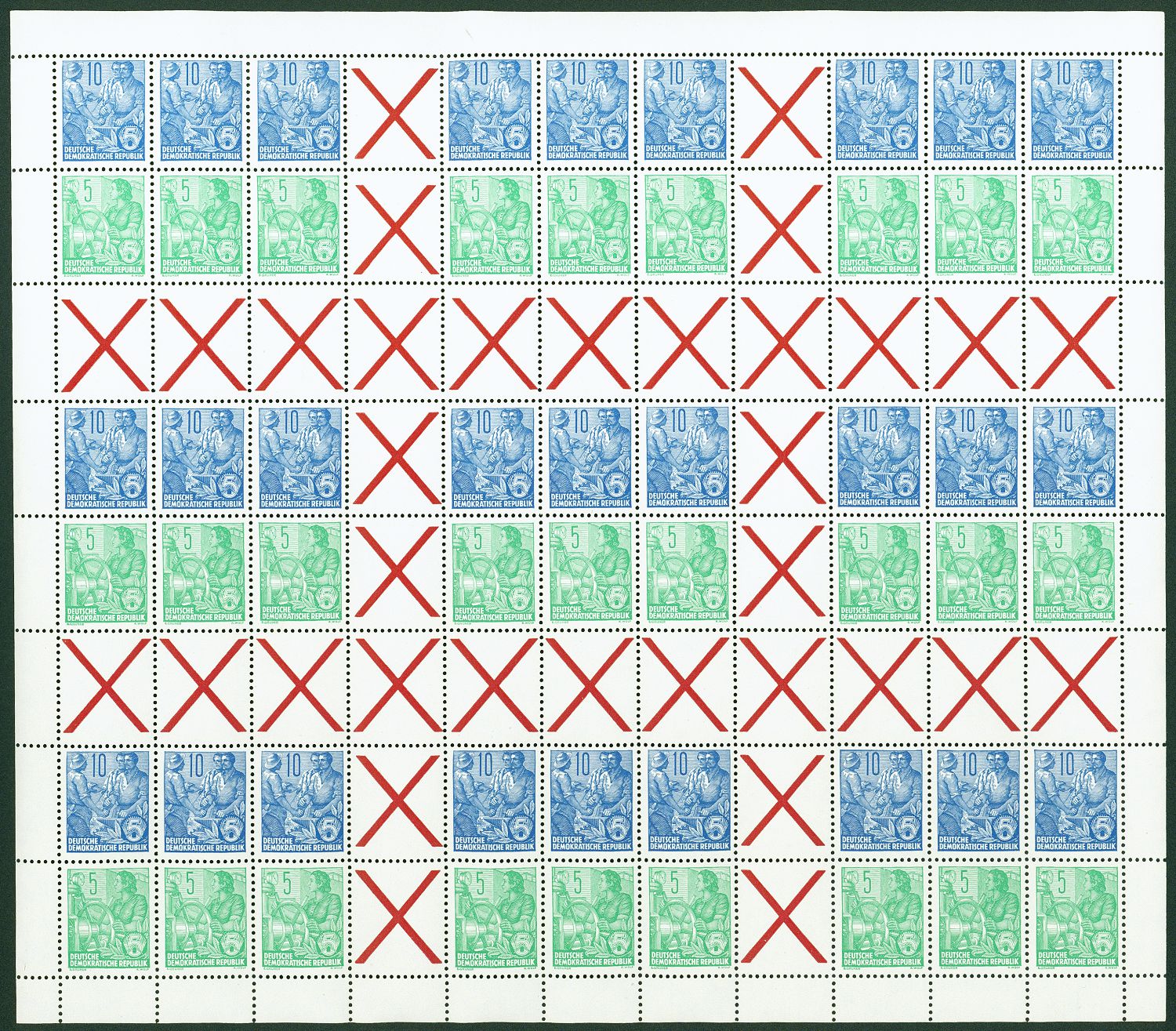 Lot 1617 - DDR - Markenheftchenbogen - Hettinger Auktion Auktion 54 Lot 1617 - DDR - Markenheftchenbogen - Hettinger Auktion Auktion 54