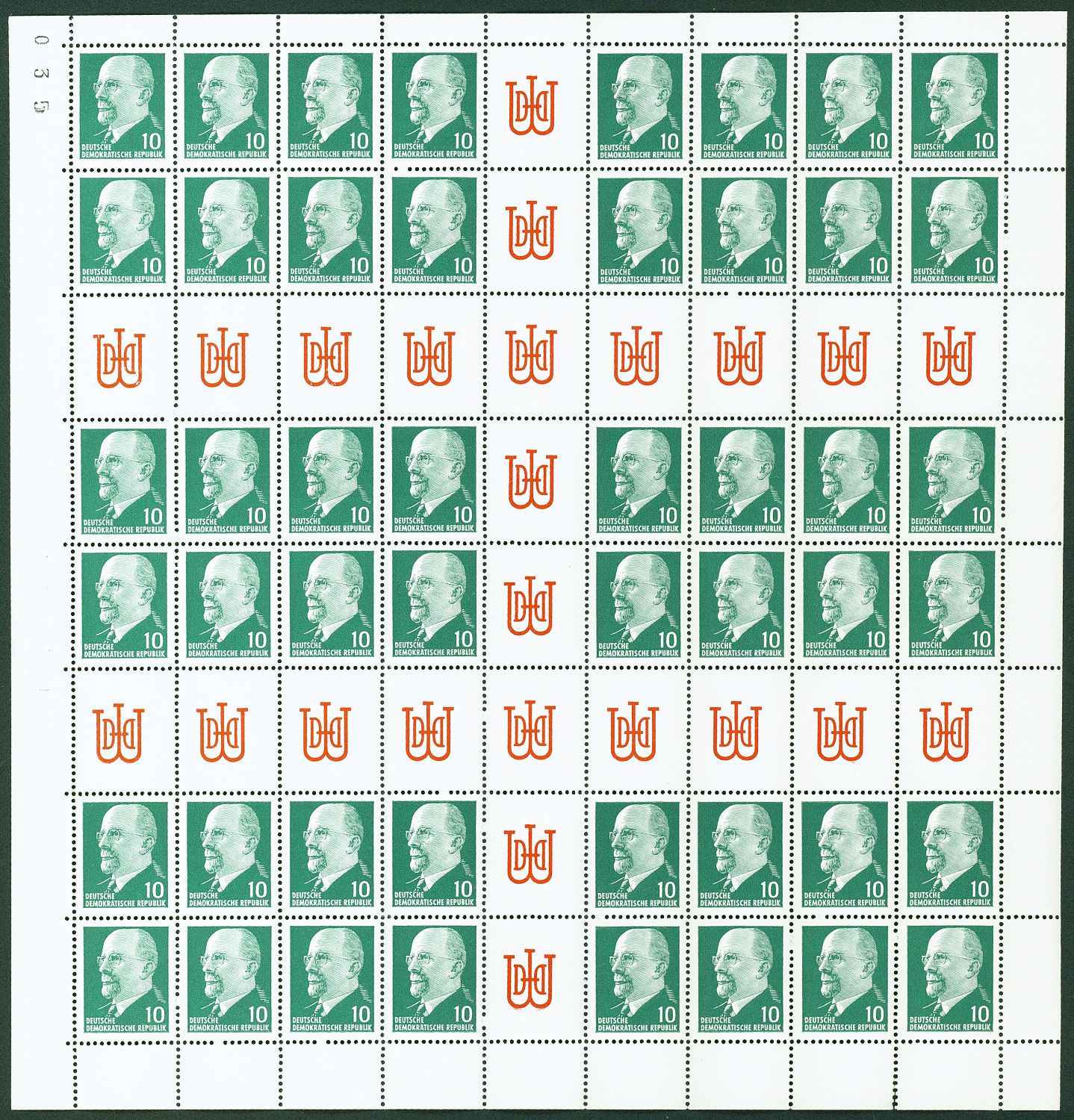 Lot 1621 - DDR - Markenheftchenbogen - Hettinger Auktion Auktion 54 Lot 1621 - DDR - Markenheftchenbogen - Hettinger Auktion Auktion 54