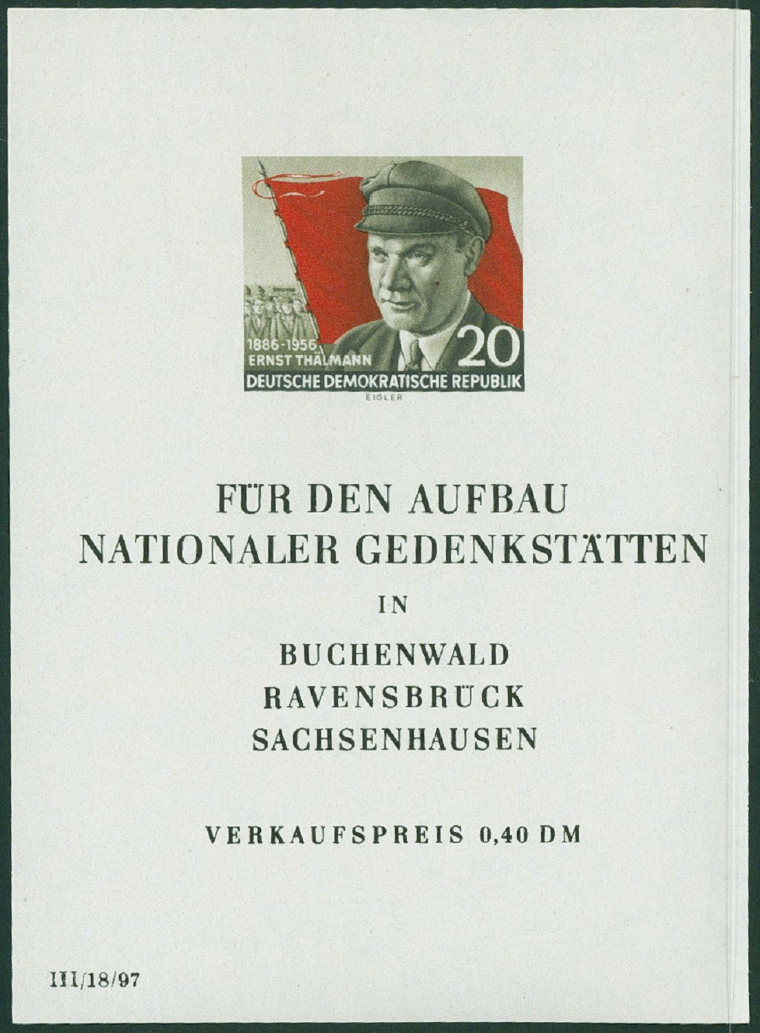 Lot 1315 - ddr - Hettinger Auktion Auktion 54 Lot 1315 - ddr - Hettinger Auktion Auktion 54