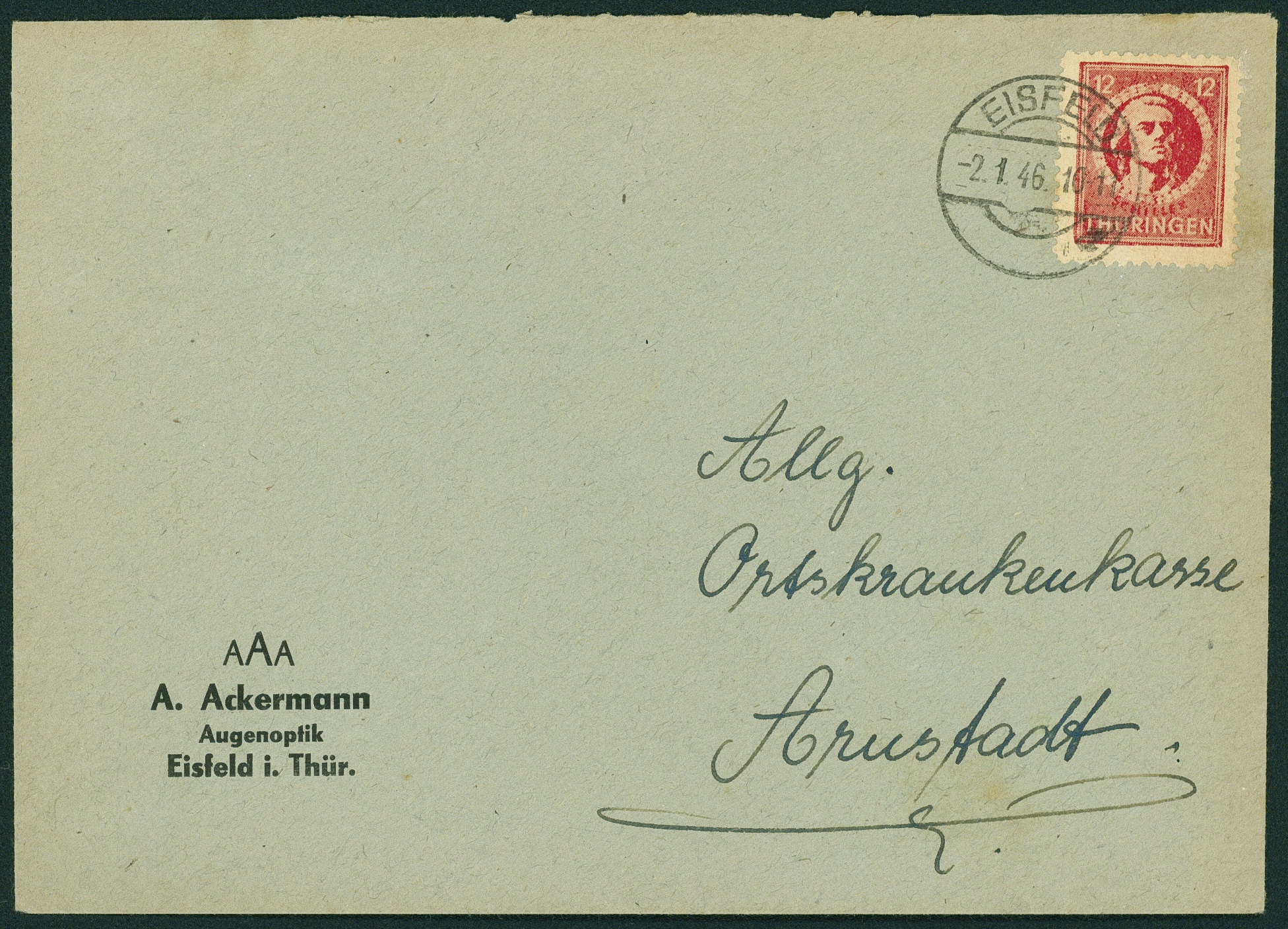 Lot 1036 - Thüringen  -  Hettinger Auktion Auktion 54