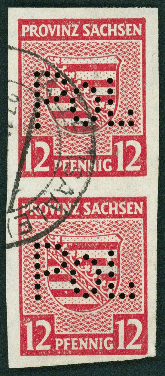 Lot 1125 - SBZ - POL-LOCHUNGEN - Hettinger Auktion Auktion 54 Lot 1125 - SBZ - POL-LOCHUNGEN - Hettinger Auktion Auktion 54