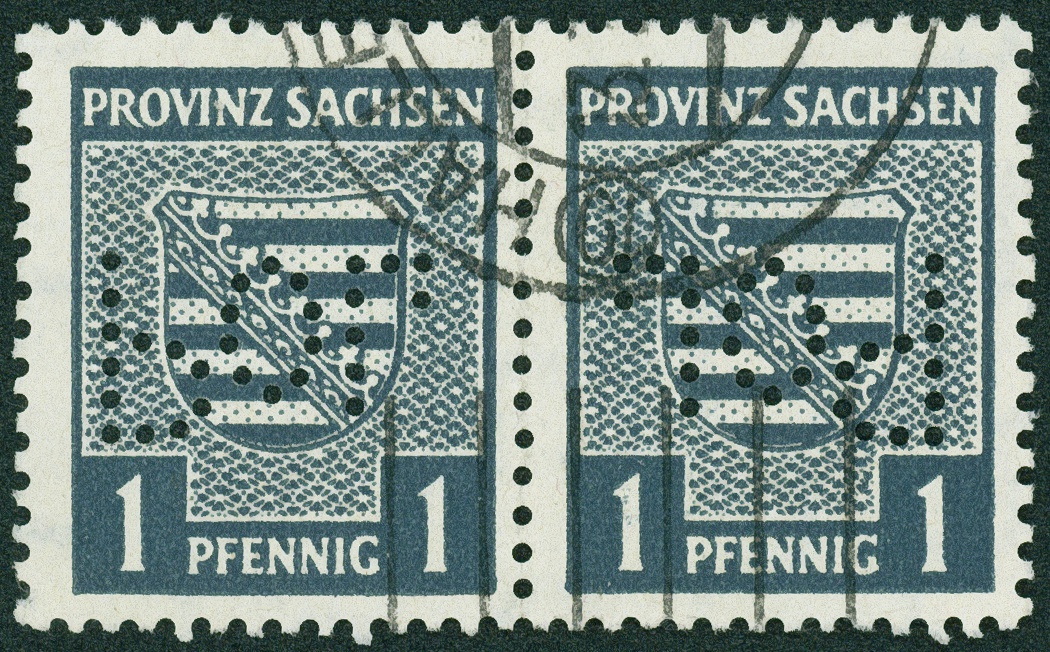 Lot 1126 - SBZ - POL-LOCHUNGEN - Hettinger Auktion Auktion 54 Lot 1126 - SBZ - POL-LOCHUNGEN - Hettinger Auktion Auktion 54