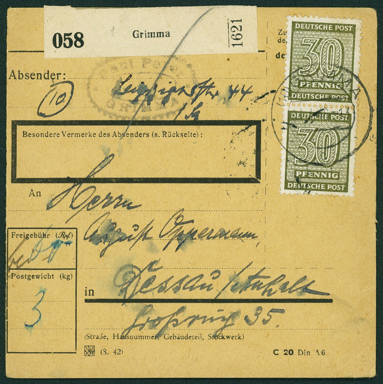 Lot 1064 - Westsachsen - Hettinger Auktion Auktion 54 Lot 1064 - Westsachsen - Hettinger Auktion Auktion 54