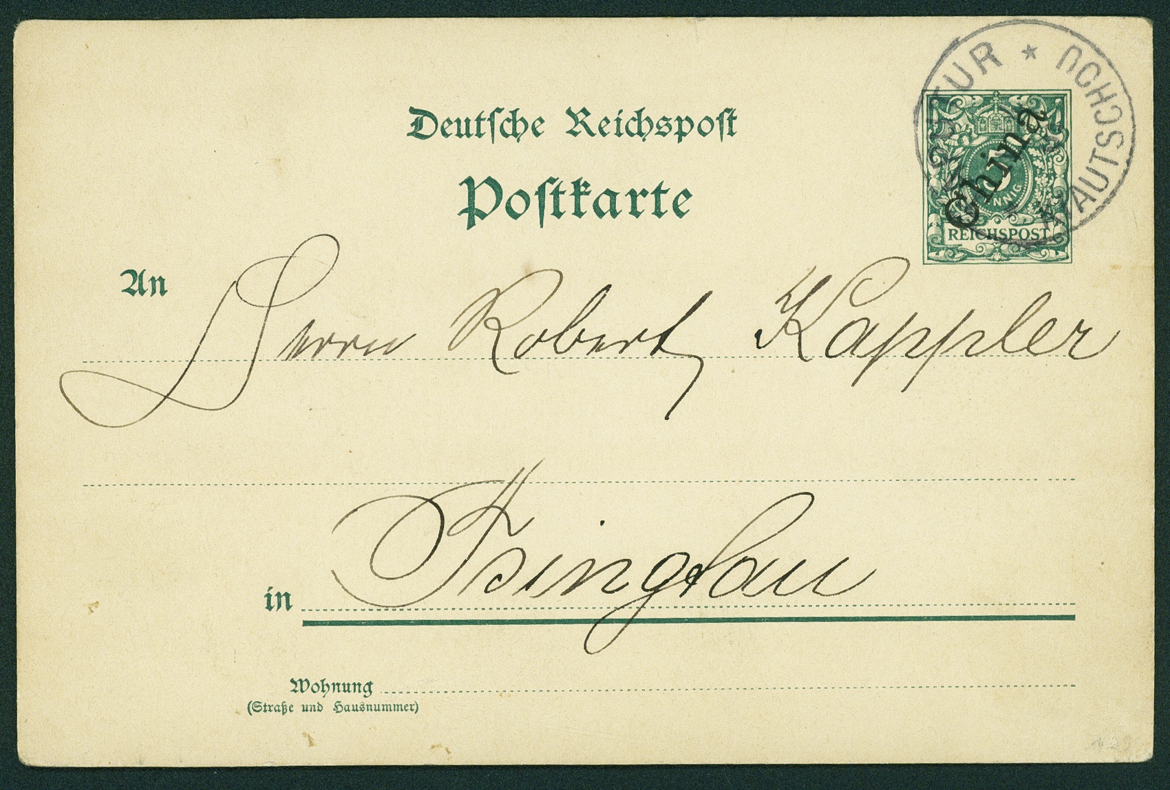 Lot 884 - Deutsche Post in China - Ganzsachen - Hettinger Auktion Auktion 54 Lot 884 - Deutsche Post in China - Ganzsachen - Hettinger Auktion Auktion 54