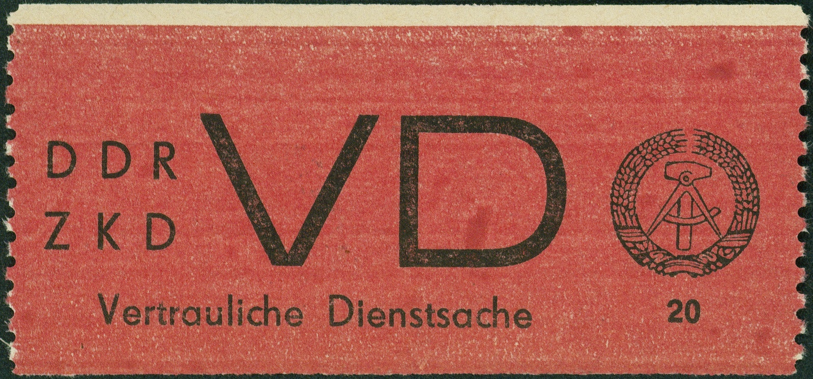 Lot 1583 - DDR - DIENST VERTRAULICHE DIENSTSACHEN - Hettinger Auktion Auktion 54 Lot 1583 - DDR - DIENST VERTRAULICHE DIENSTSACHEN - Hettinger Auktion Auktion 54