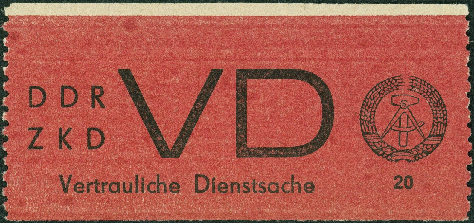 Lot 1584 - DDR - DIENST VERTRAULICHE DIENSTSACHEN - Hettinger Auktion Auktion 54 Lot 1584 - DDR - DIENST VERTRAULICHE DIENSTSACHEN - Hettinger Auktion Auktion 54