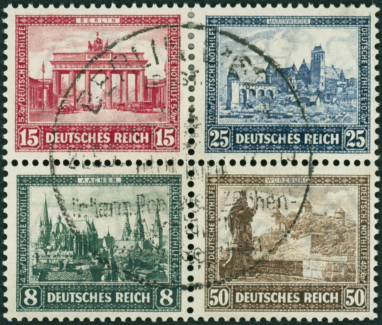 Lot 352 - DR - ZUSAMMENDRUCKE AUS BLOCKS - Hettinger Auktion Auktion 54 Lot 352 - DR - ZUSAMMENDRUCKE AUS BLOCKS - Hettinger Auktion Auktion 54
