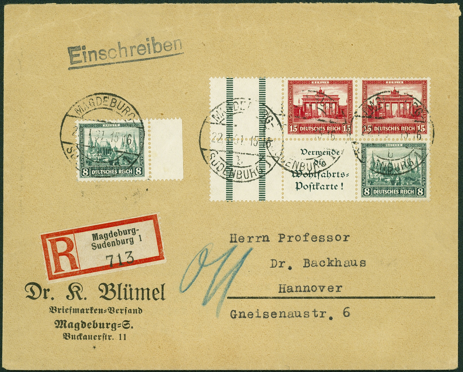 Lot 569 - DR - ZUSAMMENDRUCKE AUS MH 29-34, NOTHILFE 1930/33 (WAGNER) - Hettinger Auktion Auktion 54 Lot 569 - DR - ZUSAMMENDRUCKE AUS MH 29-34, NOTHILFE 1930/33 (WAGNER) - Hettinger Auktion Auktion 54