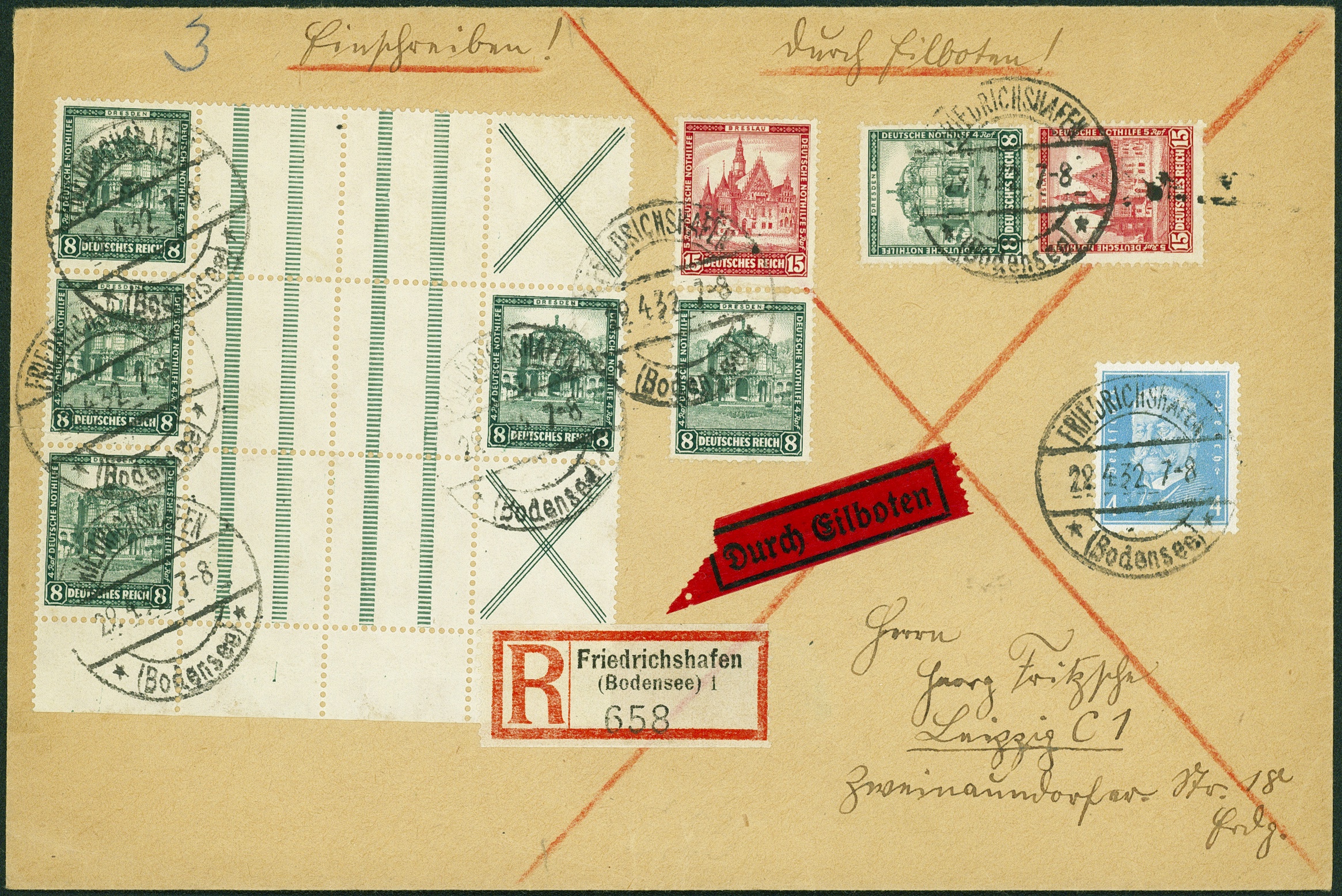 Lot 571 - DR - ZUSAMMENDRUCKE AUS MH 29-34, NOTHILFE 1930/33 (WAGNER) - Hettinger Auktion Auktion 54 Lot 571 - DR - ZUSAMMENDRUCKE AUS MH 29-34, NOTHILFE 1930/33 (WAGNER) - Hettinger Auktion Auktion 54
