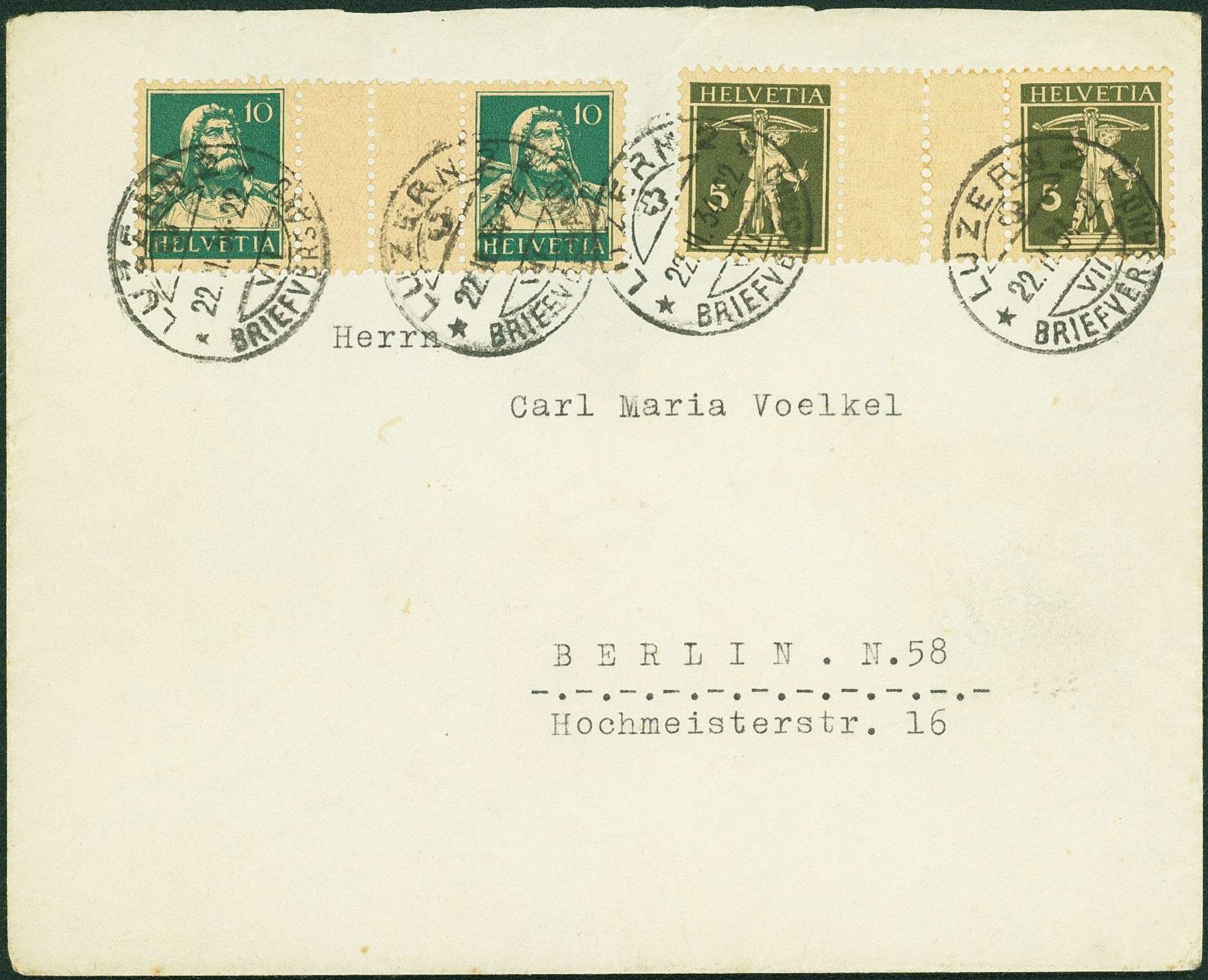 Lot 1812 - Schweiz - Zusammendrucke - Hettinger Auktion Auktion 54 Lot 1812 - Schweiz - Zusammendrucke - Hettinger Auktion Auktion 54