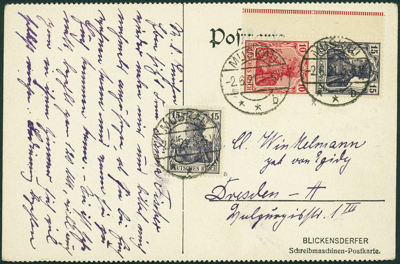 Lot 405 - DR - ZUSAMMENDRUCKE AUS MH 1-13, GERMANIA 1910/19 - Hettinger Auktion Auktion 54 Lot 405 - DR - ZUSAMMENDRUCKE AUS MH 1-13, GERMANIA 1910/19 - Hettinger Auktion Auktion 54