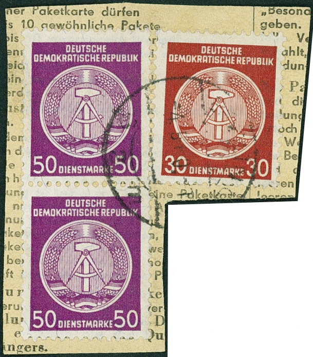 Lot 1534 - ddr - dienstmarken - Hettinger Auktion Auktion 54 Lot 1534 - ddr - dienstmarken - Hettinger Auktion Auktion 54
