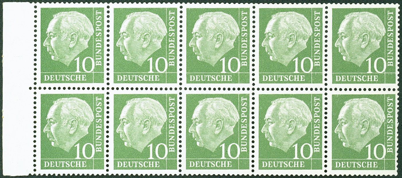 Lot 1764 - BUND - HEFTCHENBLÄTTER - Hettinger Auktion Auktion 54 Lot 1764 - BUND - HEFTCHENBLÄTTER - Hettinger Auktion Auktion 54