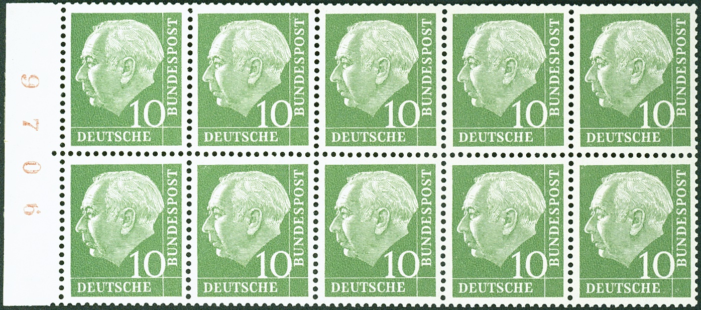 Lot 1765 - BUND - HEFTCHENBLÄTTER - Hettinger Auktion Auktion 54 Lot 1765 - BUND - HEFTCHENBLÄTTER - Hettinger Auktion Auktion 54
