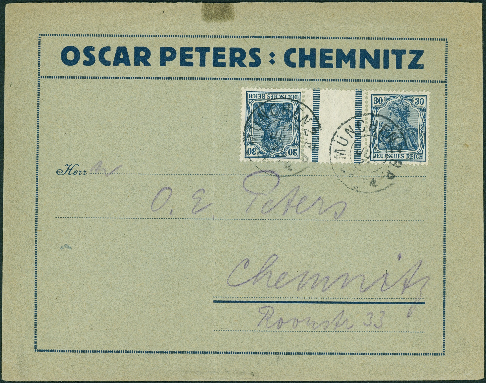 Lot 414 - DR - ZUSAMMENDRUCKE AUS MH 14-15, GERMANIA 1921 - Hettinger Auktion Auktion 54 Lot 414 - DR - ZUSAMMENDRUCKE AUS MH 14-15, GERMANIA 1921 - Hettinger Auktion Auktion 54