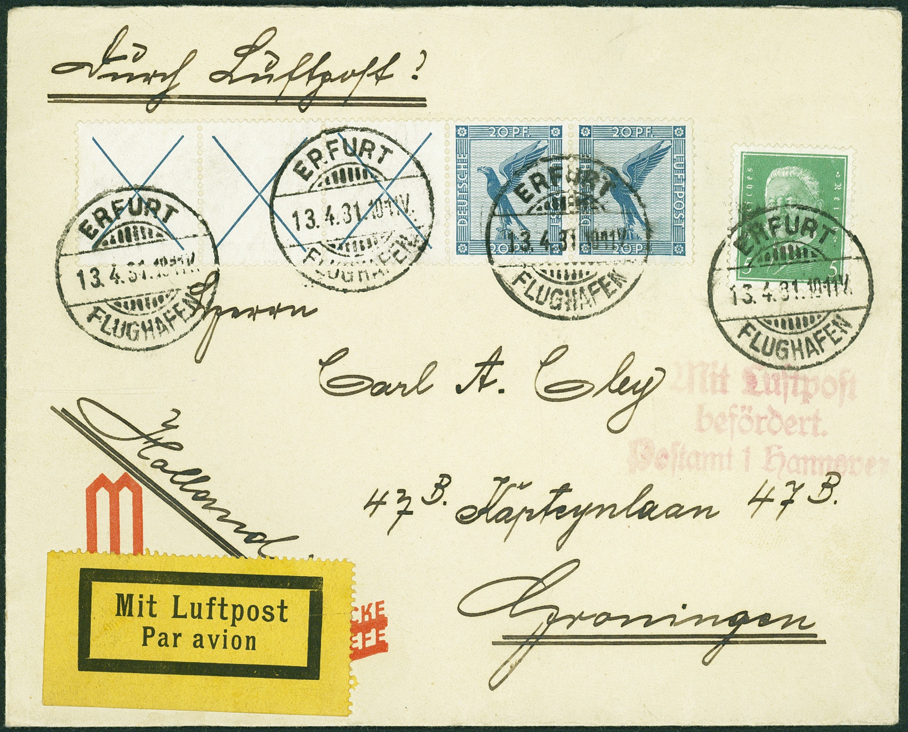 Lot 470 - DR - ZUSAMMENDRUCKE AUS MH 18-21, NOTHILFE - FLUGPOST - Hettinger Auktion Auktion 54 Lot 470 - DR - ZUSAMMENDRUCKE AUS MH 18-21, NOTHILFE - FLUGPOST - Hettinger Auktion Auktion 54