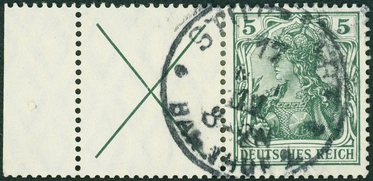 Lot 378 - DR - ZUSAMMENDRUCKE AUS MH 1-13, GERMANIA 1910/19  -  Hettinger Auktion Auktion 54