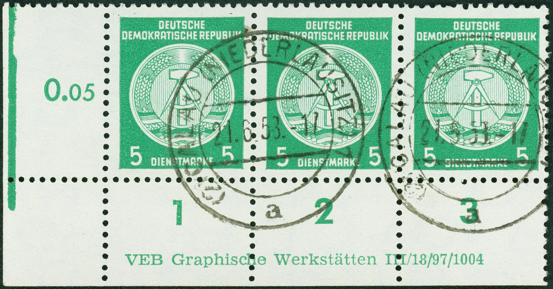 Lot 1515 - ddr - dienstmarken - Hettinger Auktion Auktion 54 Lot 1515 - ddr - dienstmarken - Hettinger Auktion Auktion 54