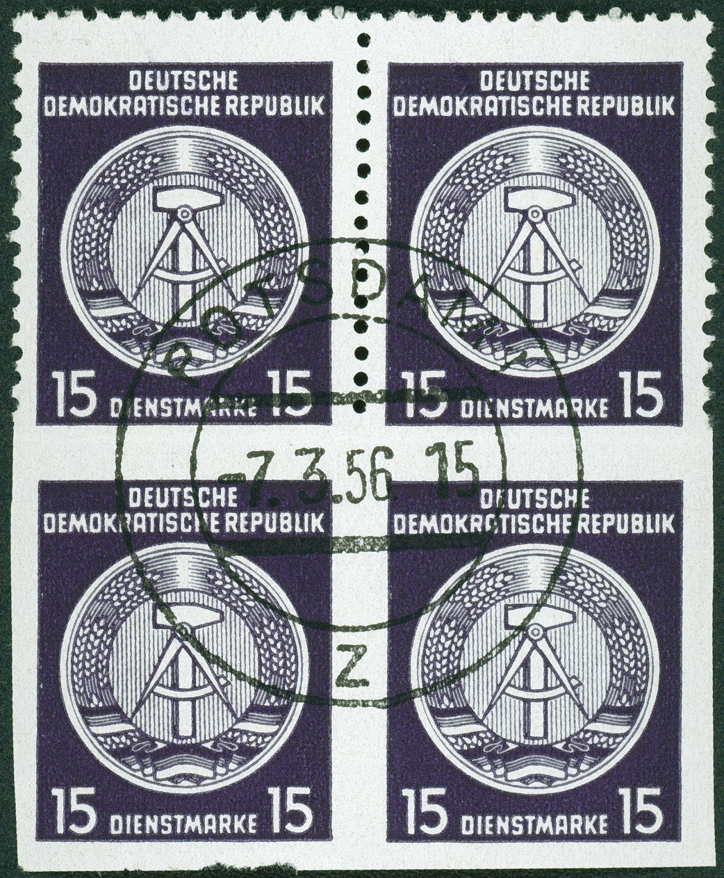 Lot 1519 - ddr - dienstmarken - Hettinger Auktion Auktion 54 Lot 1519 - ddr - dienstmarken - Hettinger Auktion Auktion 54
