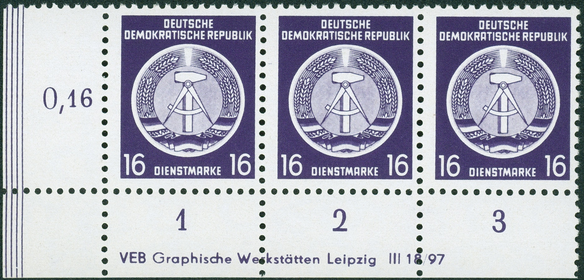 Lot 1506 - ddr - dienstmarken - Hettinger Auktion Auktion 54 Lot 1506 - ddr - dienstmarken - Hettinger Auktion Auktion 54