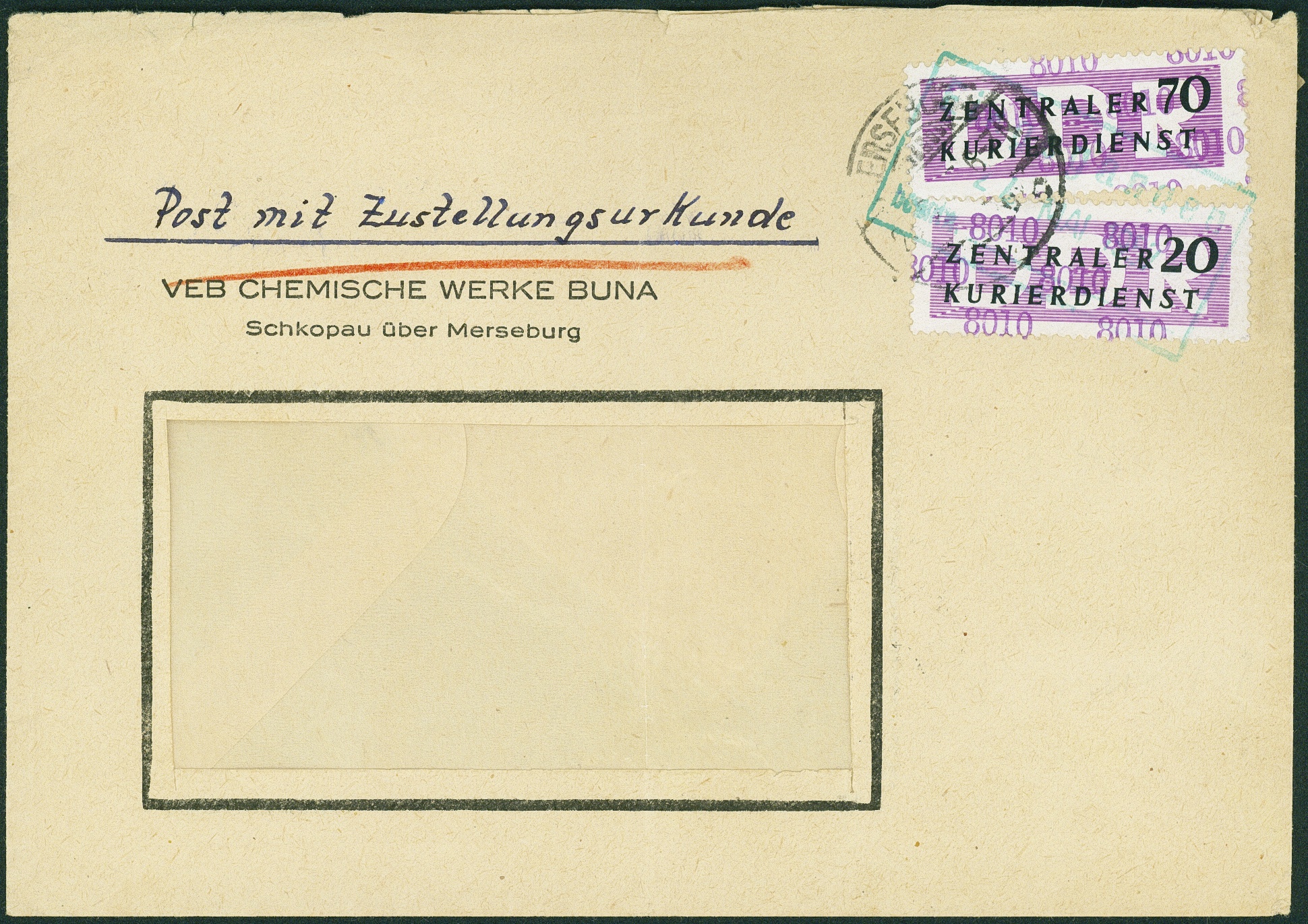 Lot 1547 - DDR - DIENST ZKD - Hettinger Auktion Auktion 54 Lot 1547 - DDR - DIENST ZKD - Hettinger Auktion Auktion 54