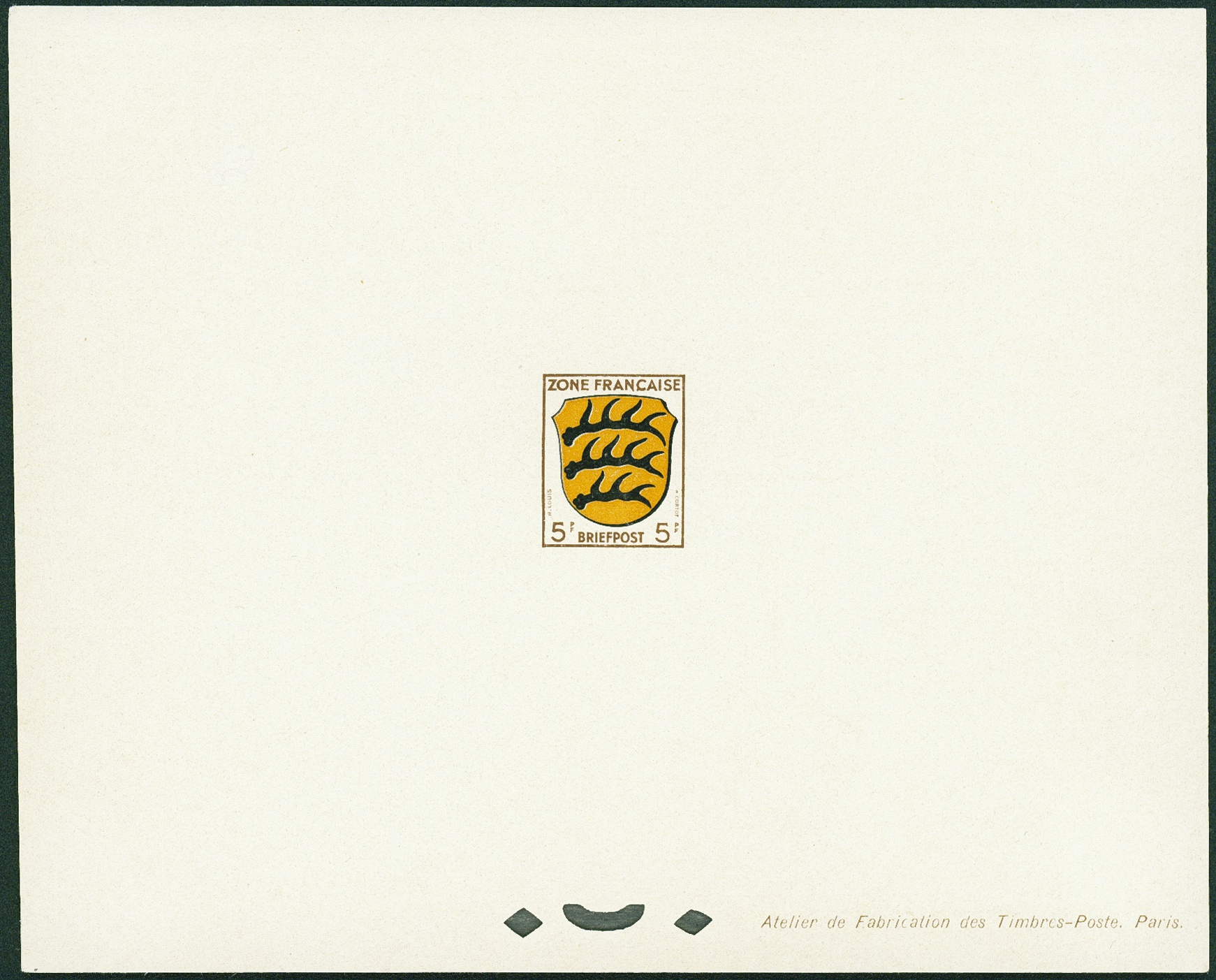 Lot 1692 - FRANZ. ZONE - ALLG. AUSGABE - MINISTERBLOCKS, PROBEDRUCKE - Hettinger Auktion Auktion 54 Lot 1692 - FRANZ. ZONE - ALLG. AUSGABE - MINISTERBLOCKS, PROBEDRUCKE - Hettinger Auktion Auktion 54
