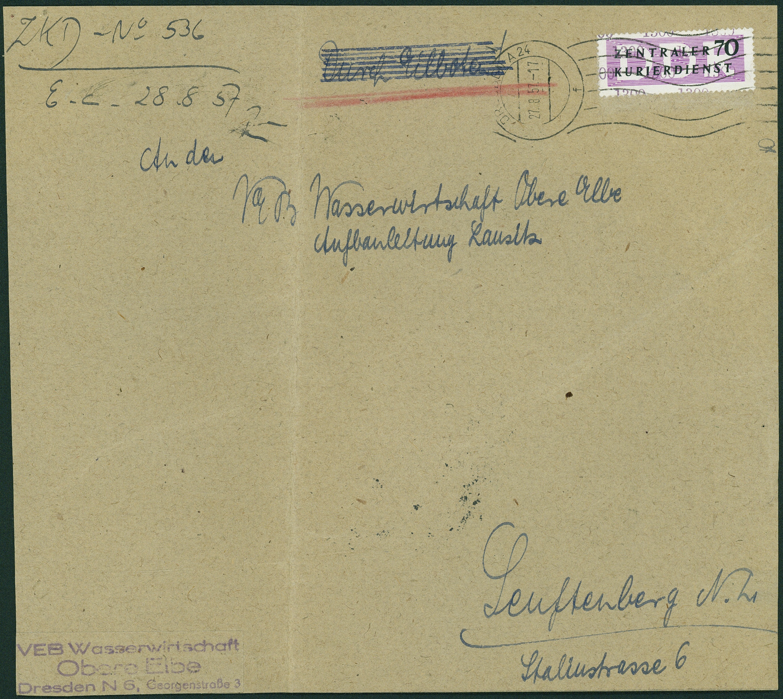 Lot 1545 - DDR - DIENST ZKD - Hettinger Auktion Auktion 54 Lot 1545 - DDR - DIENST ZKD - Hettinger Auktion Auktion 54
