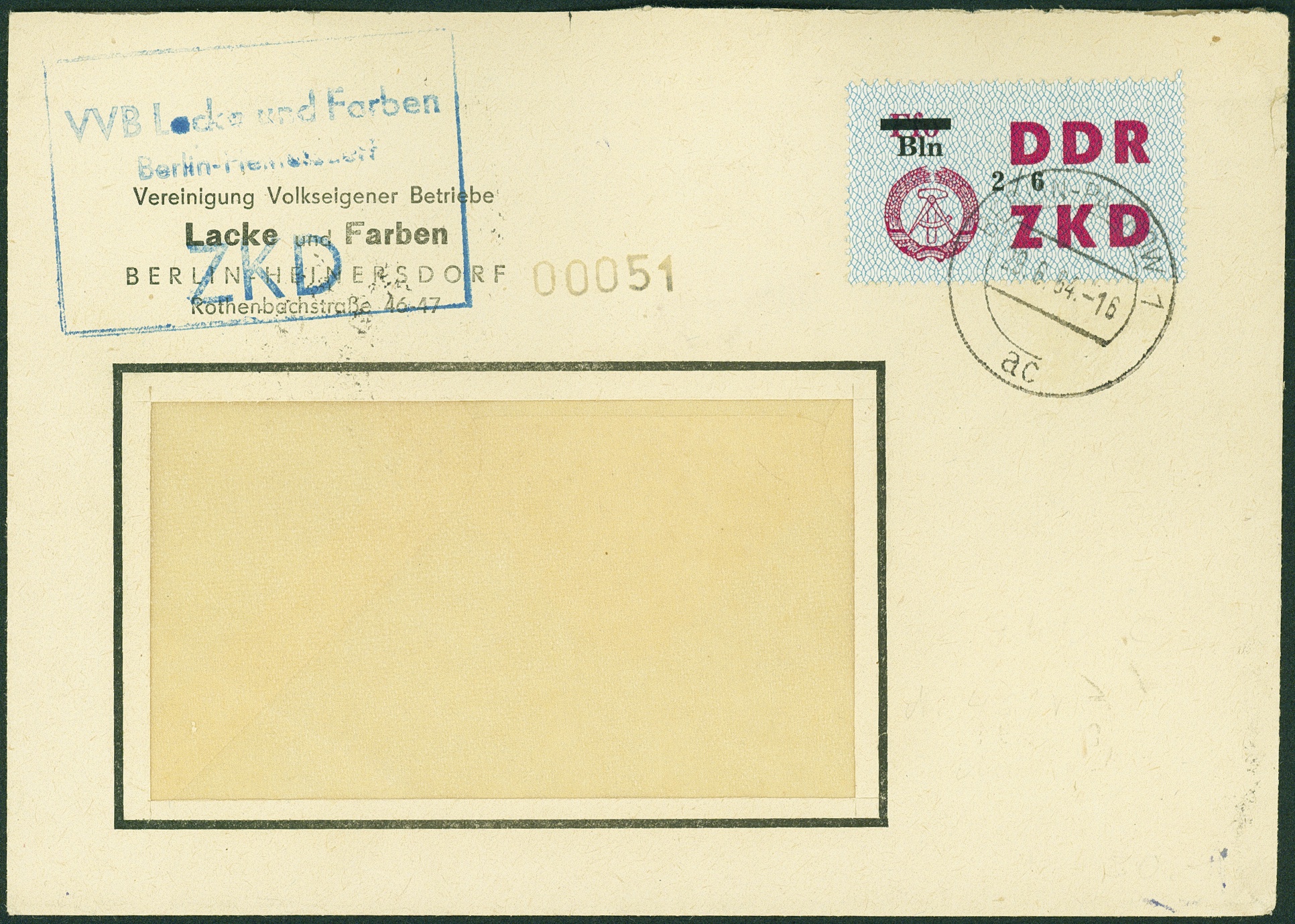 Lot 1578 - DDR - DIENST LAUFKONTROLLZETTEL - Hettinger Auktion Auktion 54 Lot 1578 - DDR - DIENST LAUFKONTROLLZETTEL - Hettinger Auktion Auktion 54