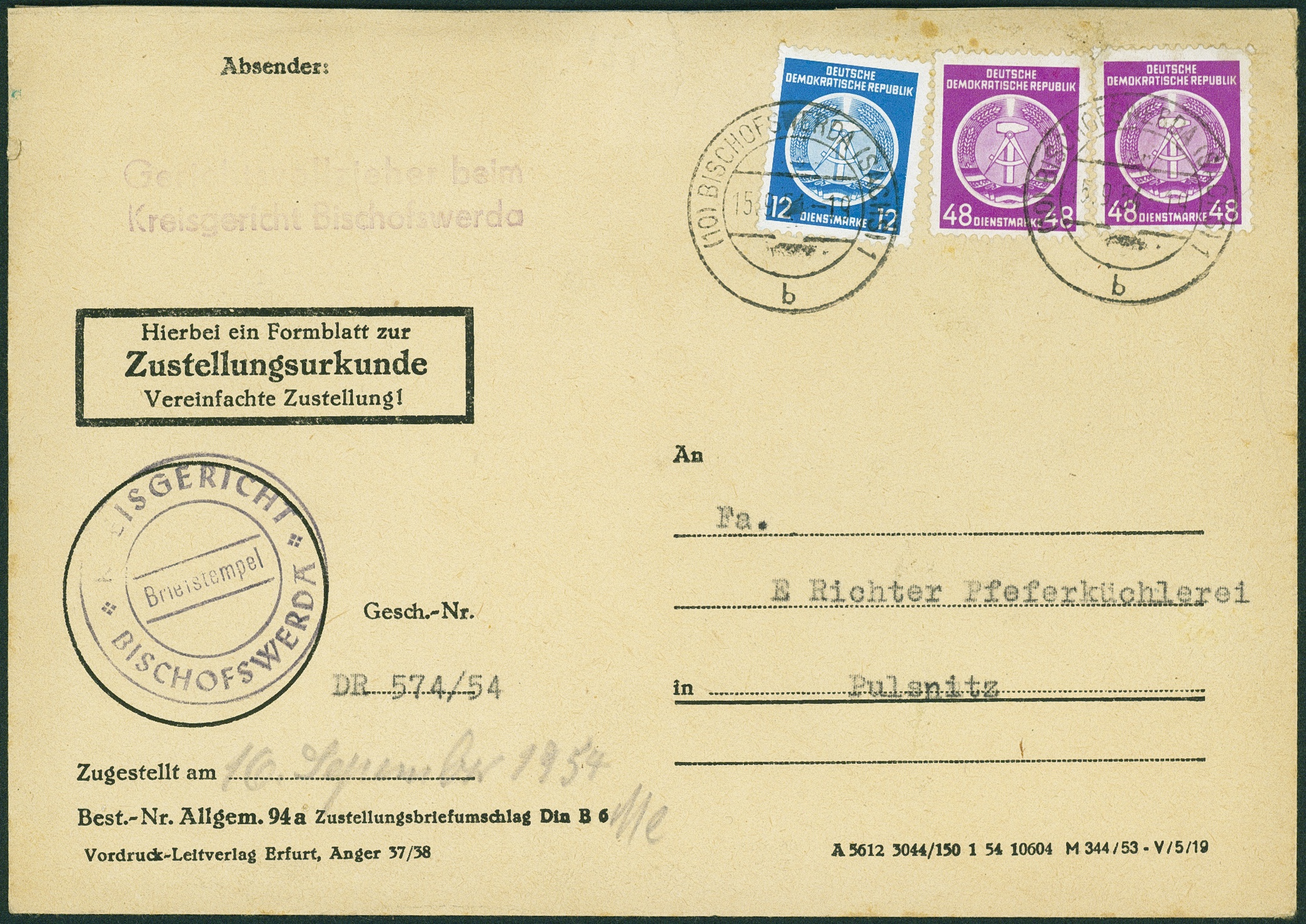 Lot 1501 - ddr - dienstmarken - Hettinger Auktion Auktion 54 Lot 1501 - ddr - dienstmarken - Hettinger Auktion Auktion 54