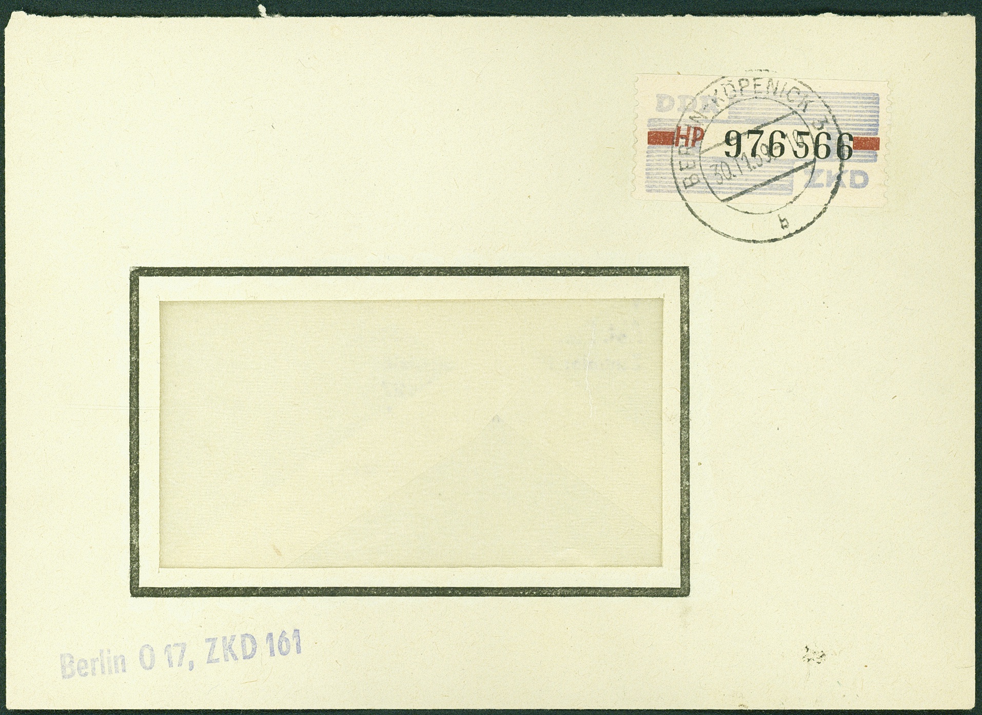 Lot 1564 - DDR - DIENST ZKD - Hettinger Auktion Auktion 54 Lot 1564 - DDR - DIENST ZKD - Hettinger Auktion Auktion 54