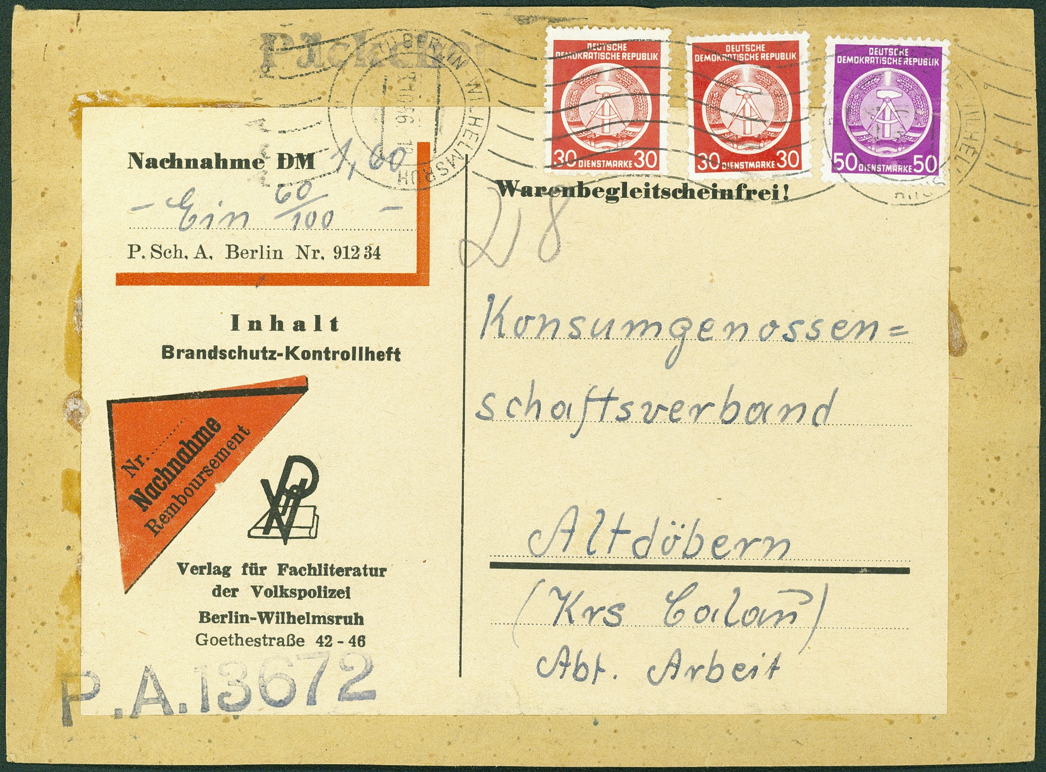 Lot 1509 - ddr - dienstmarken - Hettinger Auktion Auktion 54 Lot 1509 - ddr - dienstmarken - Hettinger Auktion Auktion 54