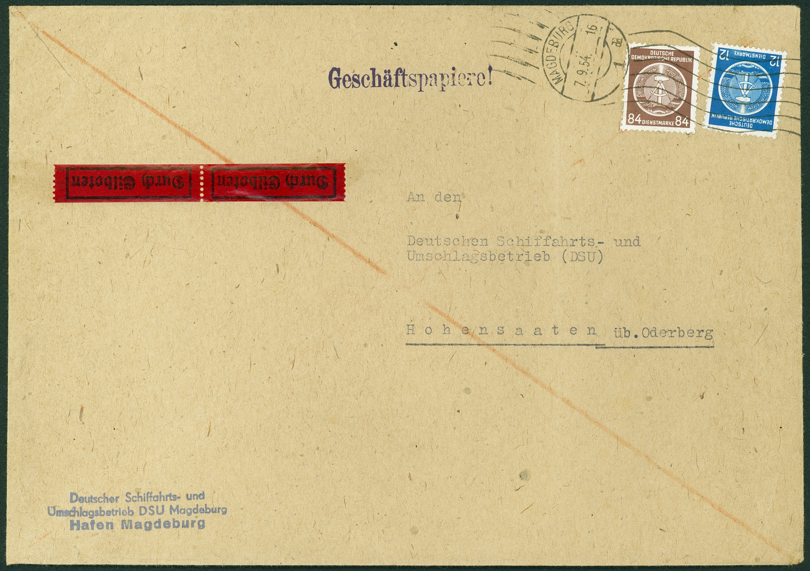 Lot 1502 - ddr - dienstmarken - Hettinger Auktion Auktion 54 Lot 1502 - ddr - dienstmarken - Hettinger Auktion Auktion 54