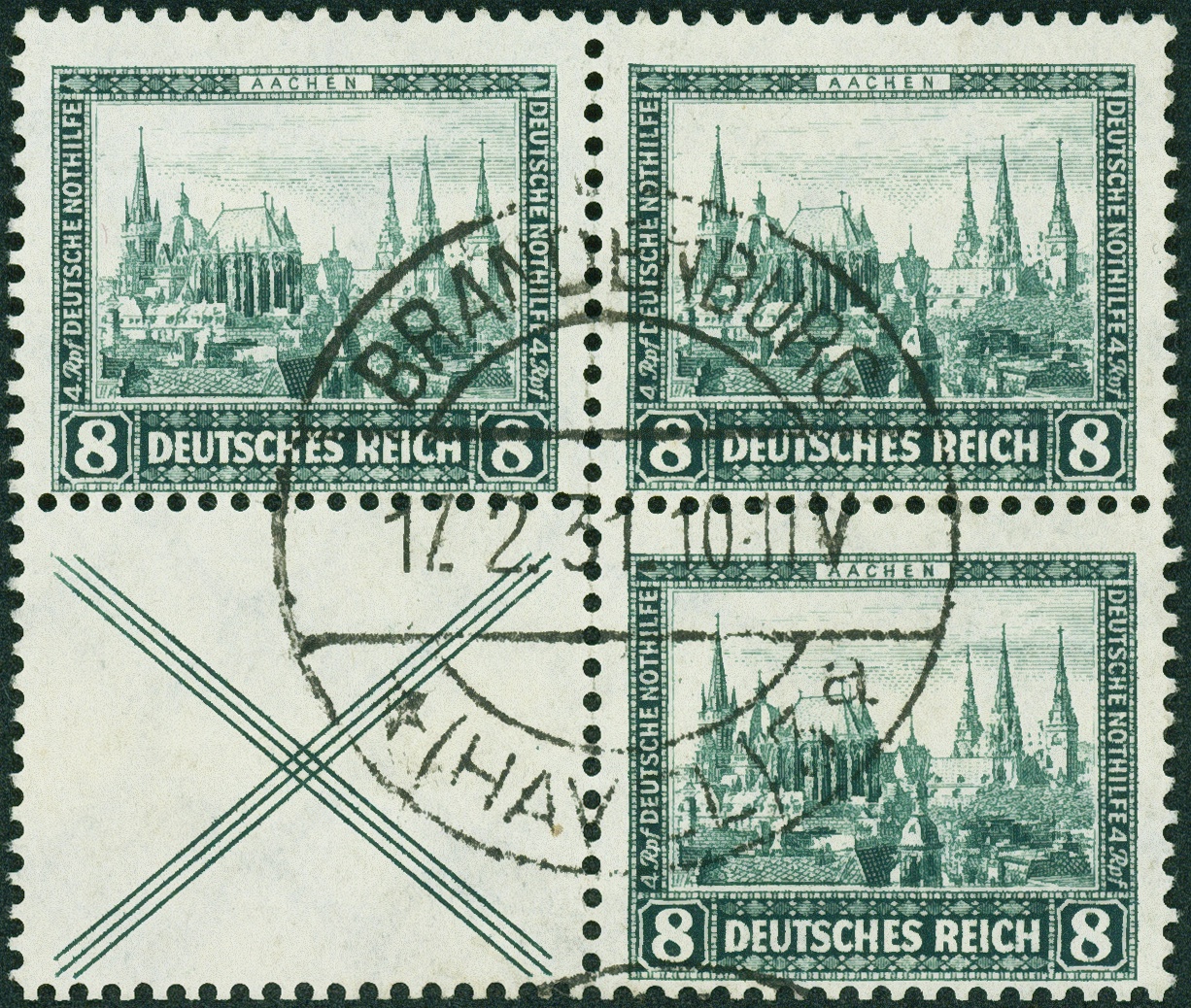Lot 581 - DR - ZUSAMMENDRUCKE AUS MH 29-34, NOTHILFE 1930/33 (WAGNER) - Hettinger Auktion Auktion 54 Lot 581 - DR - ZUSAMMENDRUCKE AUS MH 29-34, NOTHILFE 1930/33 (WAGNER) - Hettinger Auktion Auktion 54