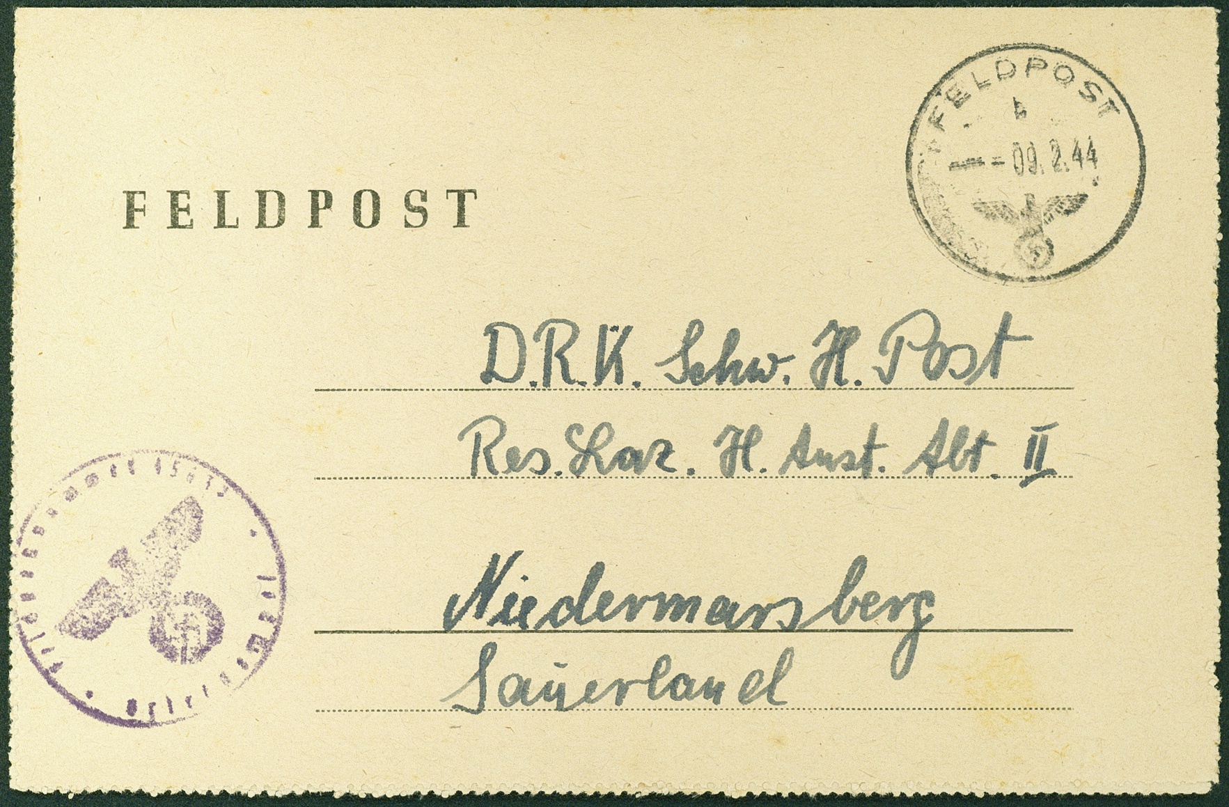 Lot 954 - feldpost ii. weltkrieg - Hettinger Auktion Auktion 54 Lot 954 - feldpost ii. weltkrieg - Hettinger Auktion Auktion 54