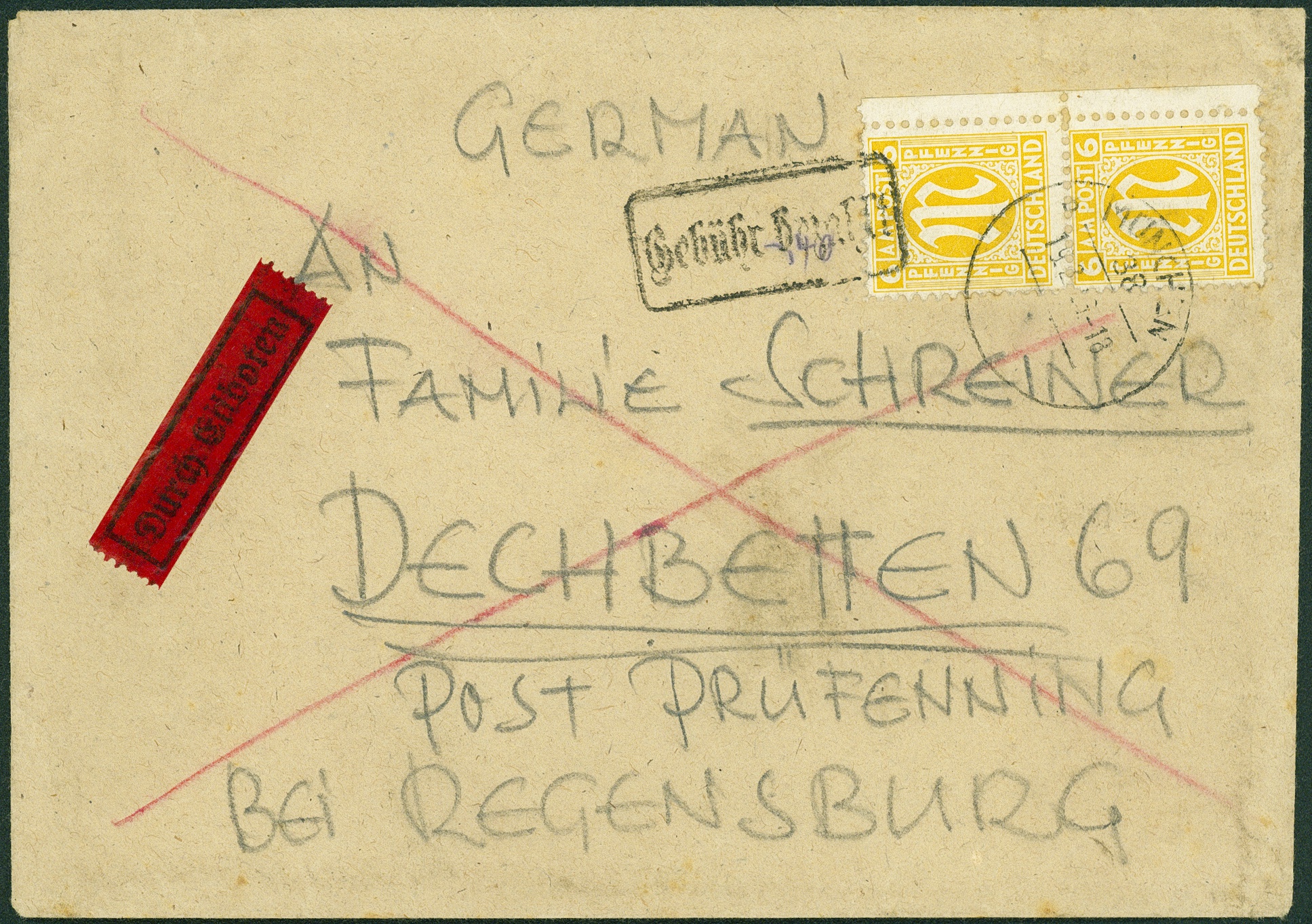 Lot 1712 - Bizone - Besonderheiten  -  Hettinger Auktion Auktion 54