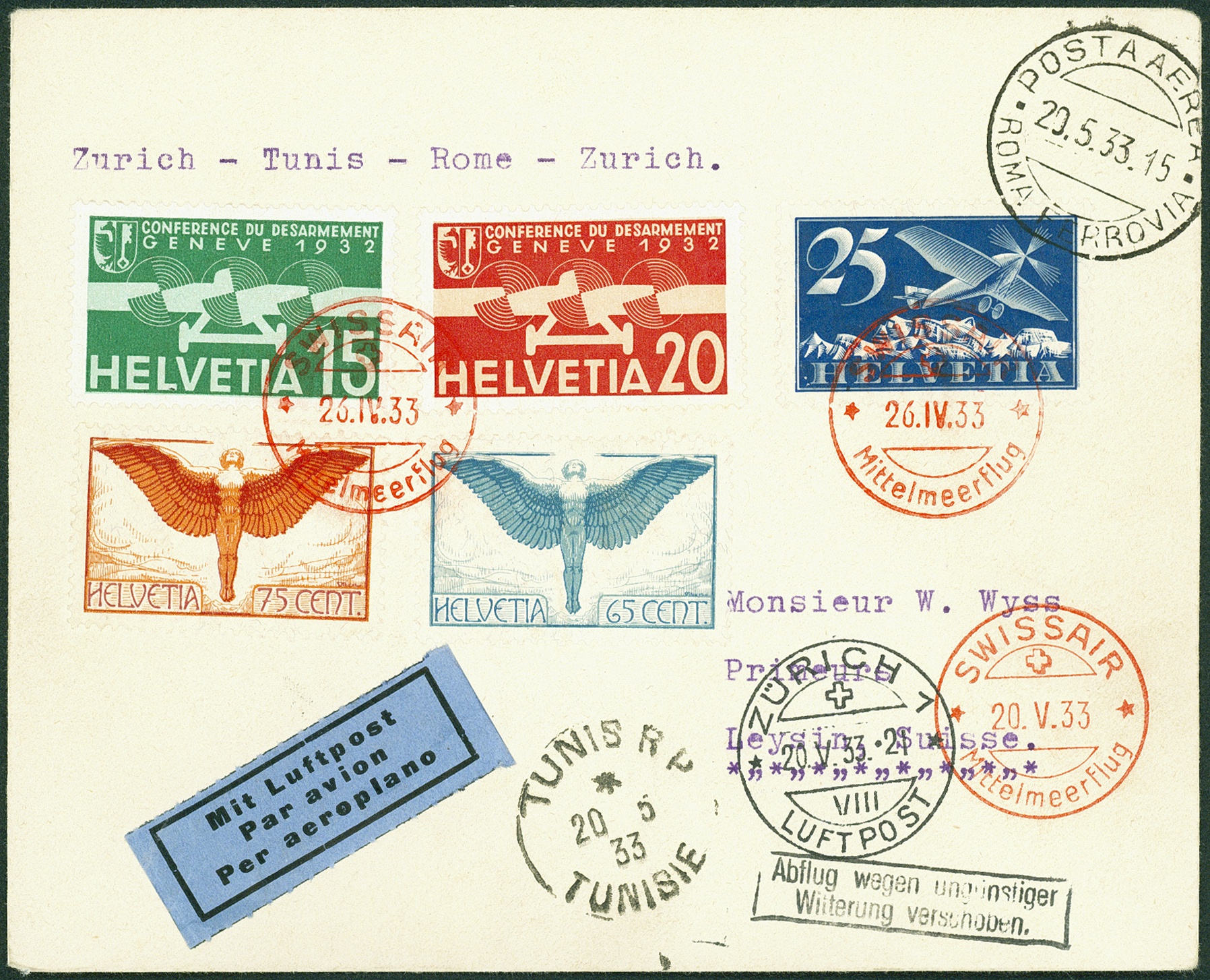 Lot 1822 - schweiz flugpost - Hettinger Auktion Auktion 54 Lot 1822 - schweiz flugpost - Hettinger Auktion Auktion 54