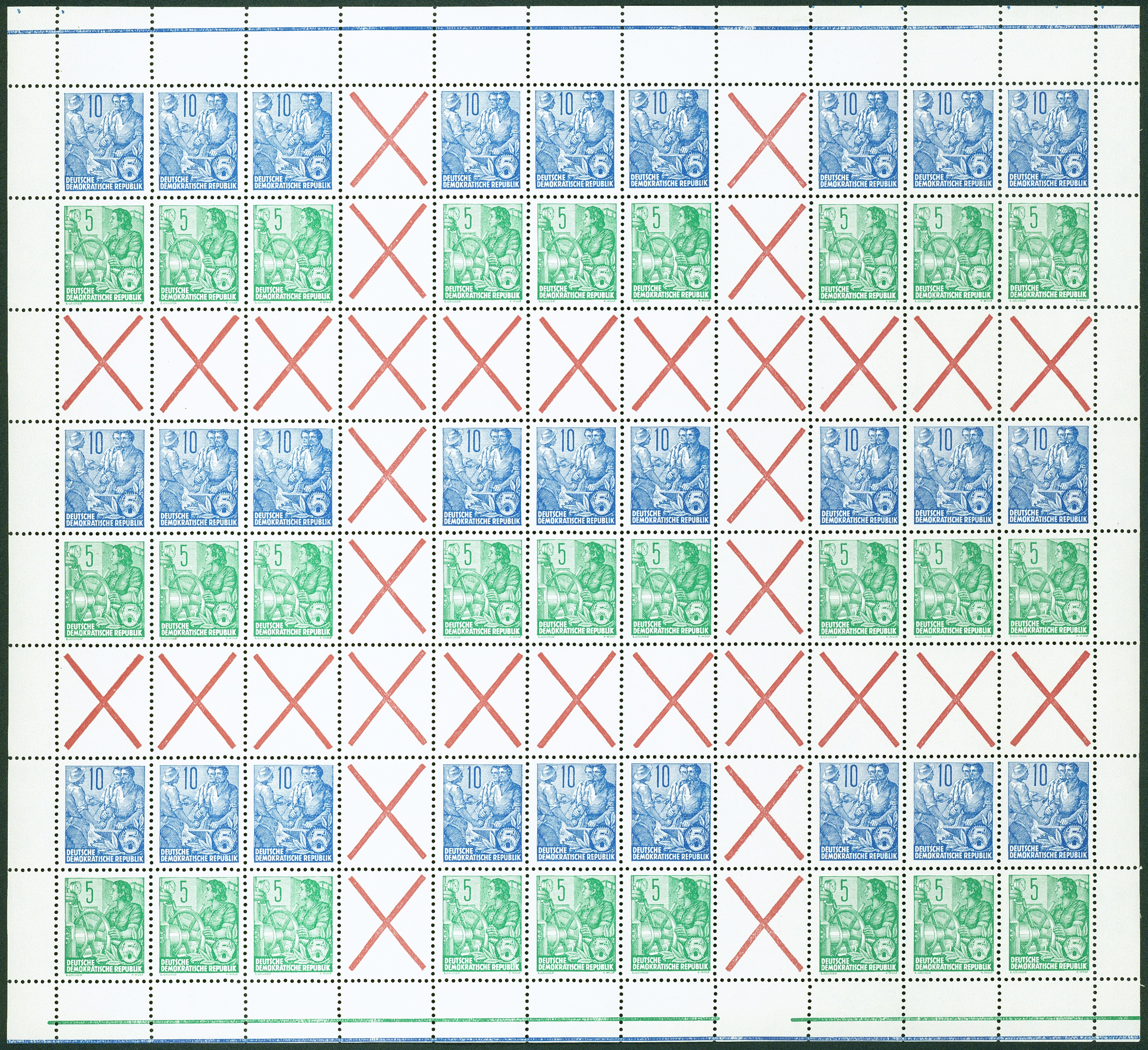 Lot 1618 - DDR - Markenheftchenbogen - Hettinger Auktion Auktion 54 Lot 1618 - DDR - Markenheftchenbogen - Hettinger Auktion Auktion 54