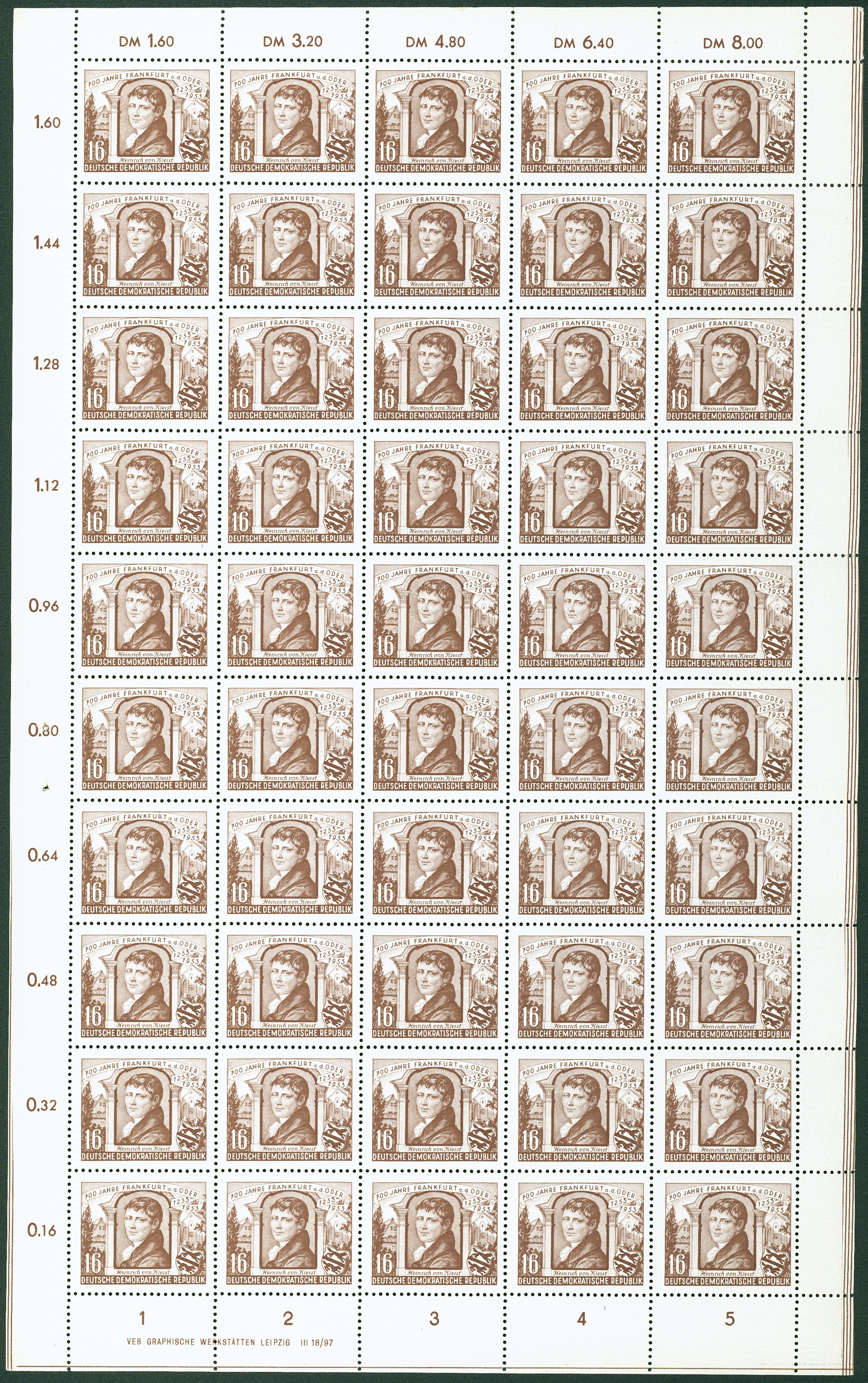 Lot 1458 - DDR - BÖGEN - Hettinger Auktion Auktion 54 Lot 1458 - DDR - BÖGEN - Hettinger Auktion Auktion 54