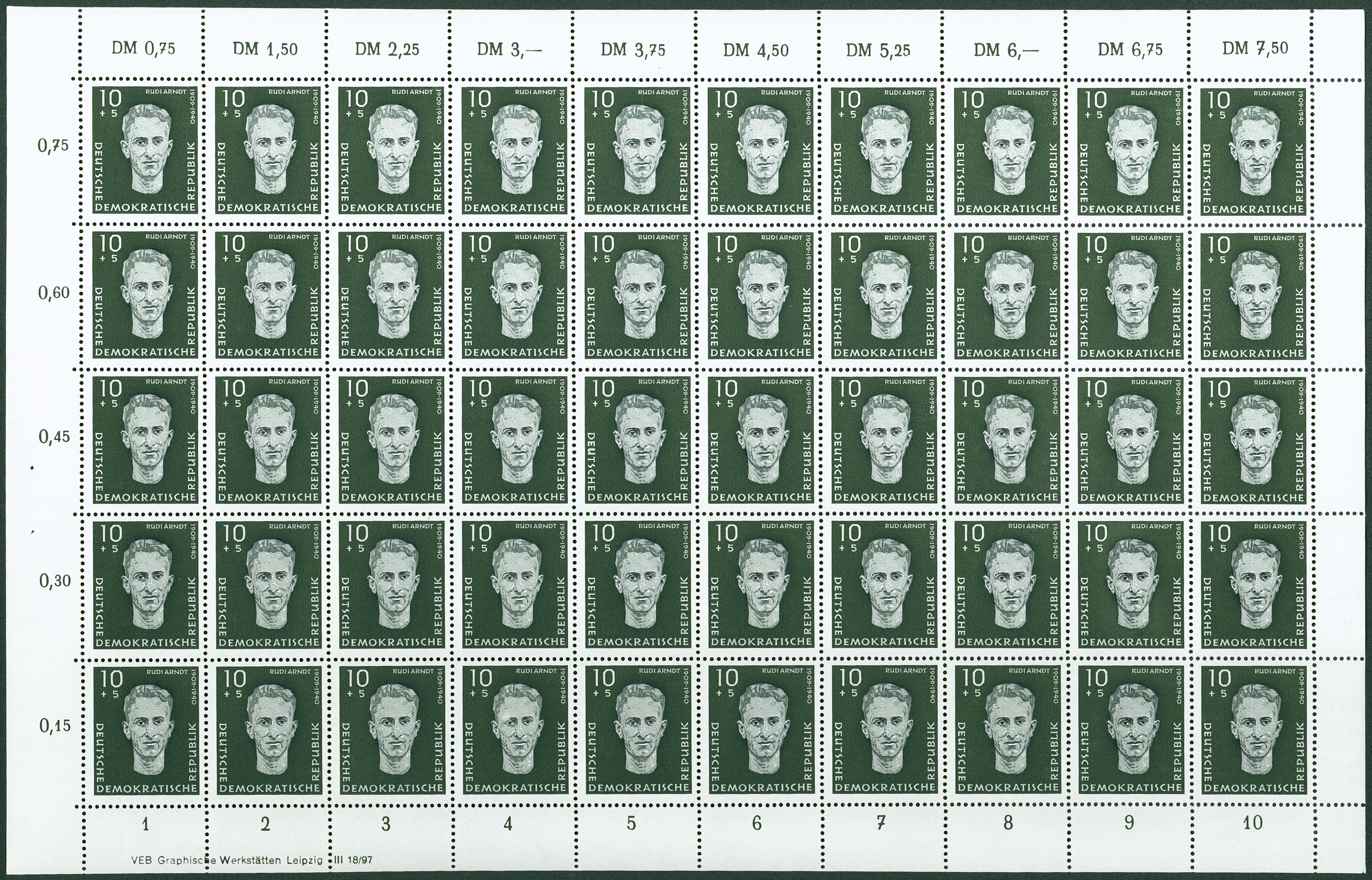 Lot 1464 - DDR - BÖGEN - Hettinger Auktion Auktion 54 Lot 1464 - DDR - BÖGEN - Hettinger Auktion Auktion 54