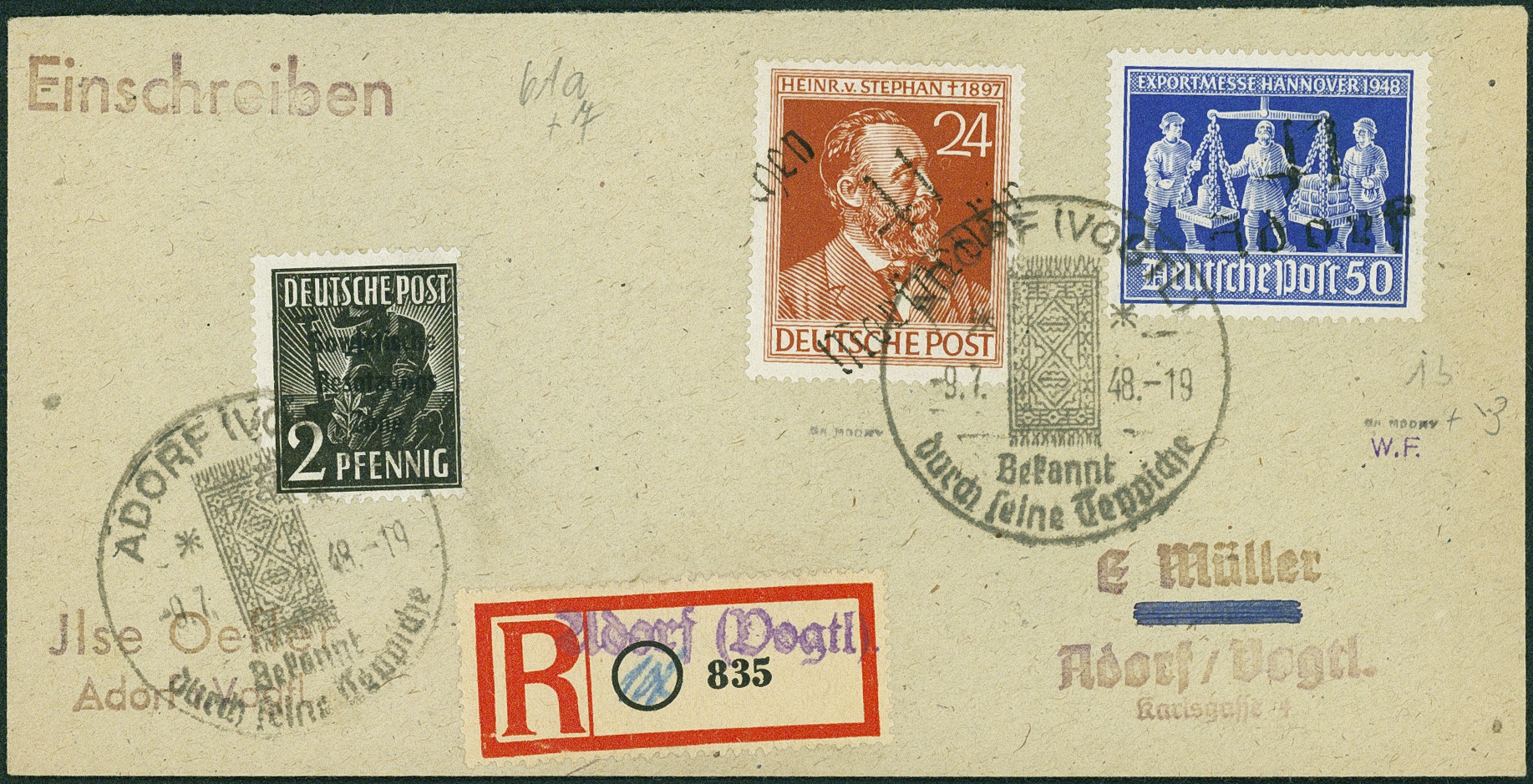 Lot 1097 - BEZIRK 41  -  Hettinger Auktion Auktion 54