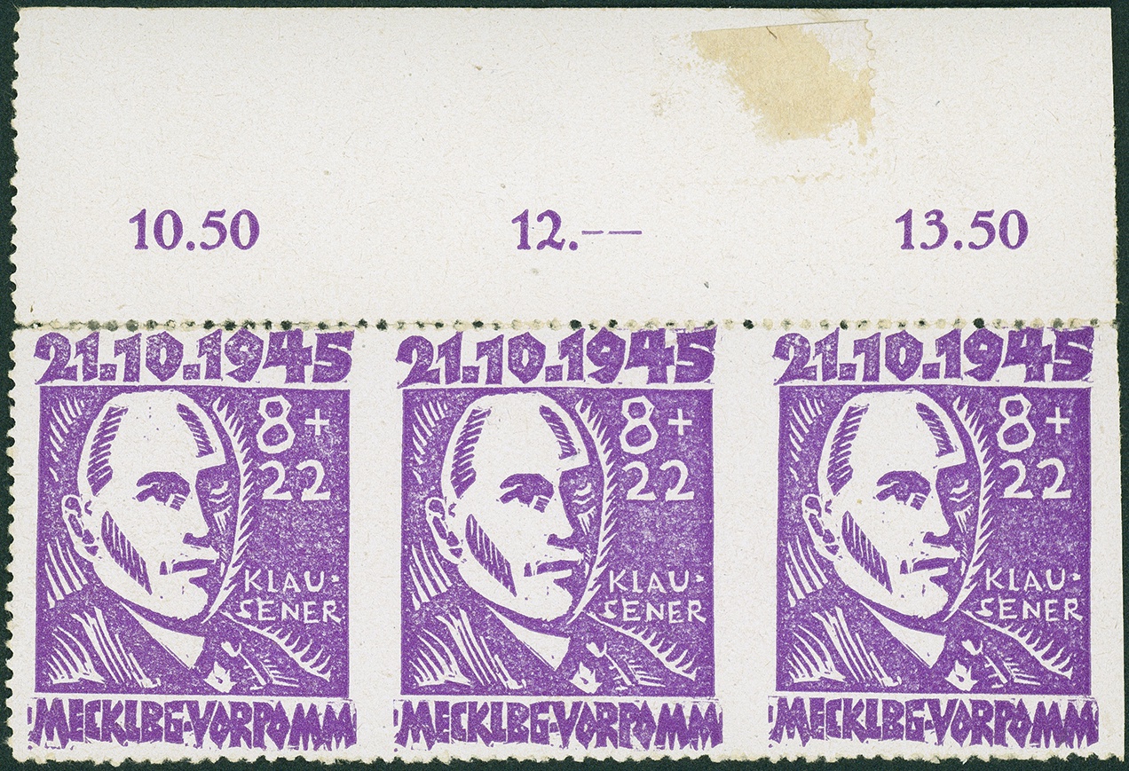 Lot 987 - MECKLENBURG - VORPOMMERN - Hettinger Auktion Auktion 54 Lot 987 - MECKLENBURG - VORPOMMERN - Hettinger Auktion Auktion 54