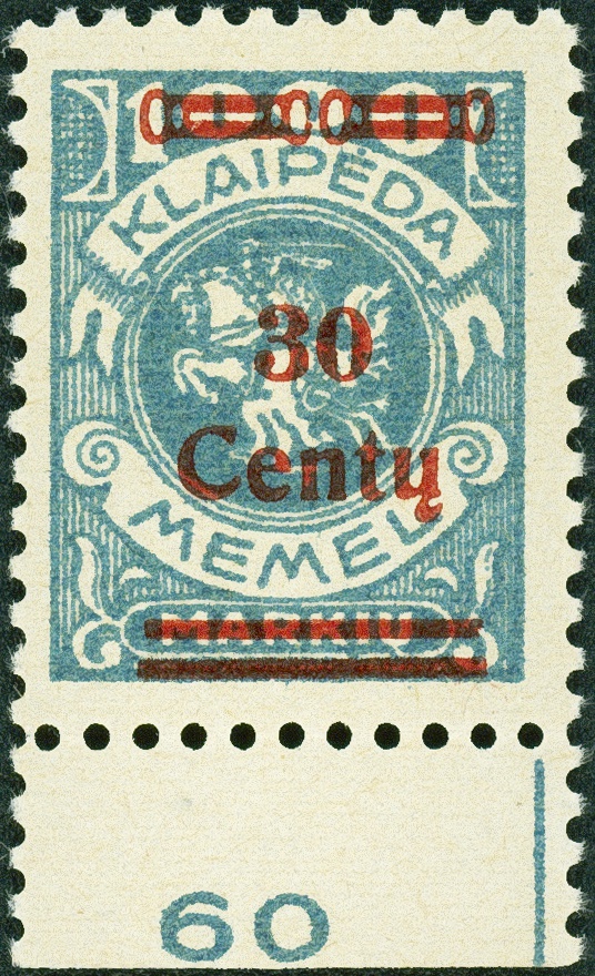Lot 938 - memelgebiet - Hettinger Auktion Auktion 54 Lot 938 - memelgebiet - Hettinger Auktion Auktion 54