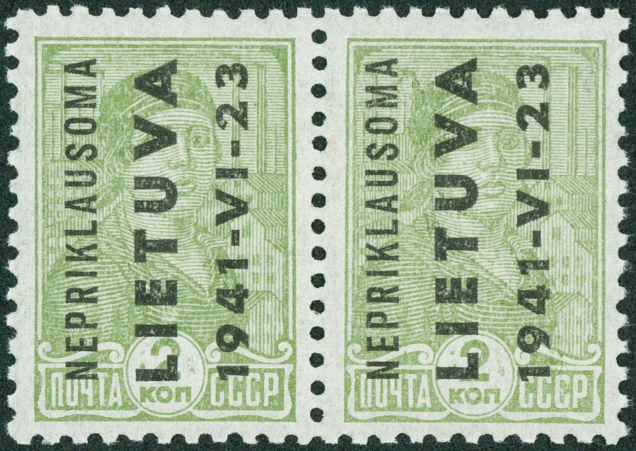 Lot 942 - DT. BESETZUNG - LITAUEN - Hettinger Auktion Auktion 54 Lot 942 - DT. BESETZUNG - LITAUEN - Hettinger Auktion Auktion 54