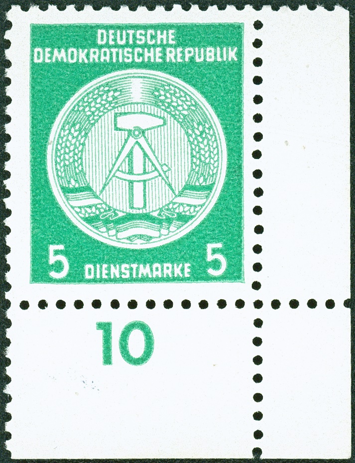 Lot 1513 - ddr - dienstmarken - Hettinger Auktion Auktion 54 Lot 1513 - ddr - dienstmarken - Hettinger Auktion Auktion 54