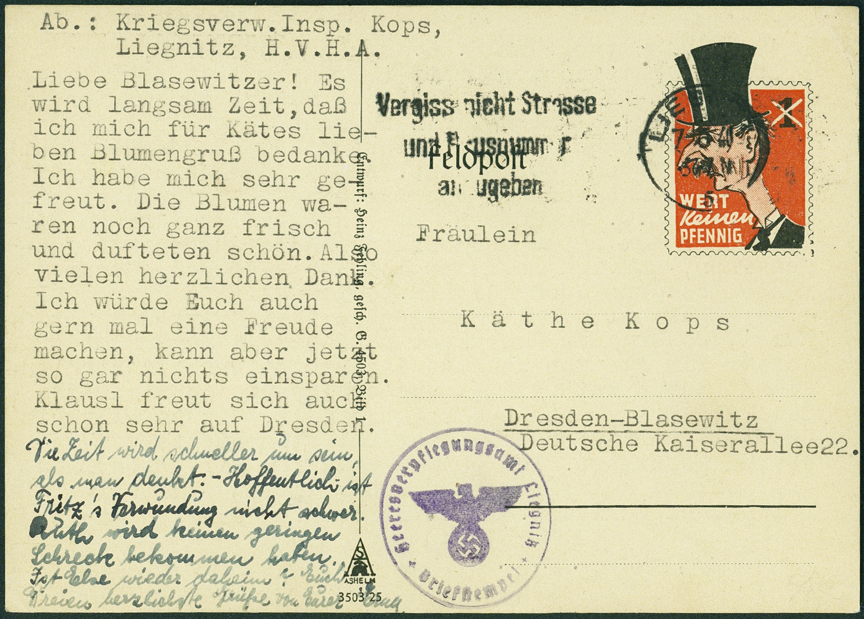 Lot 952 - feldpost ii. weltkrieg - Hettinger Auktion Auktion 54 Lot 952 - feldpost ii. weltkrieg - Hettinger Auktion Auktion 54