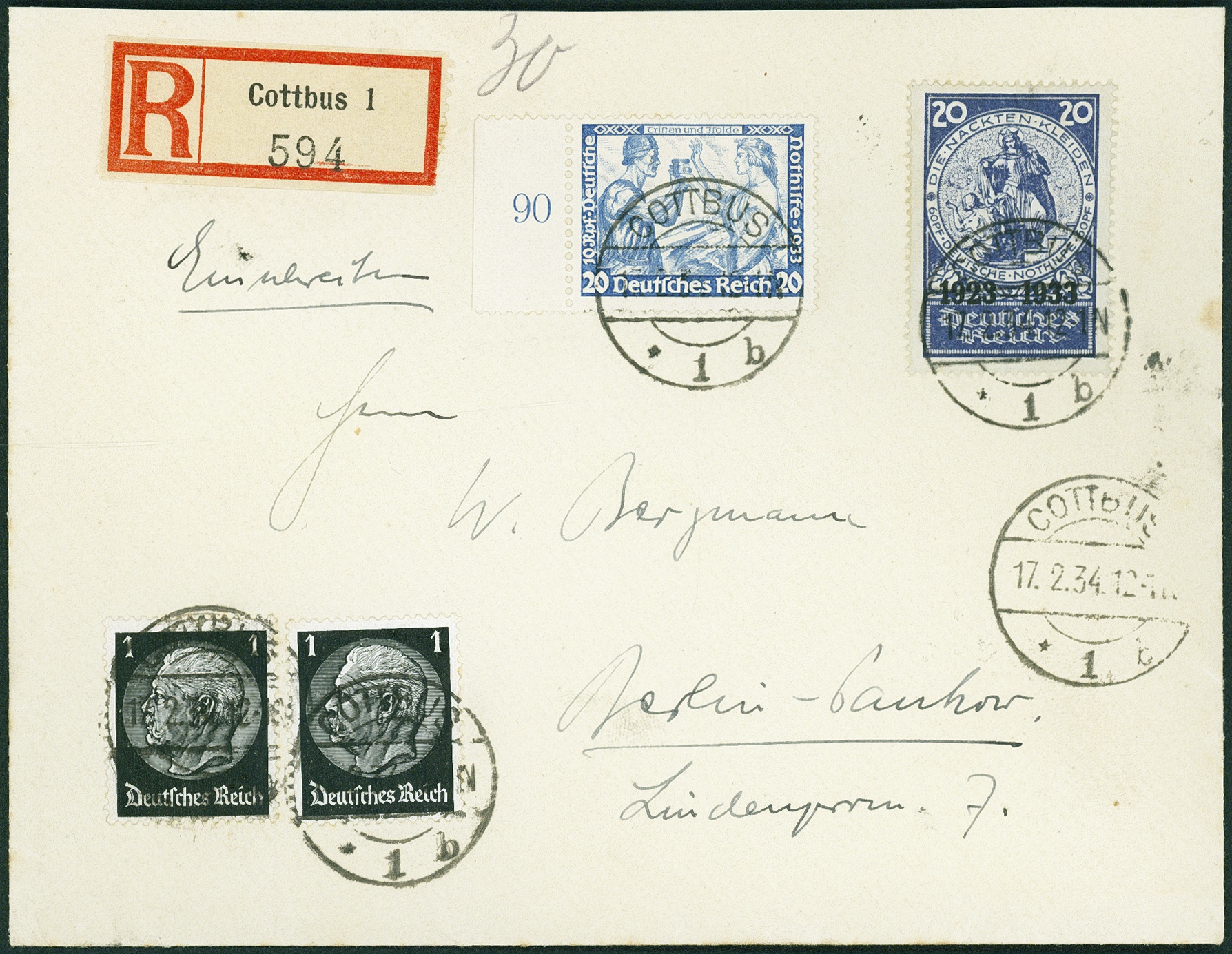 Lot 303 - Deutsches Reich - Hettinger Auktion Auktion 54 Lot 303 - Deutsches Reich - Hettinger Auktion Auktion 54