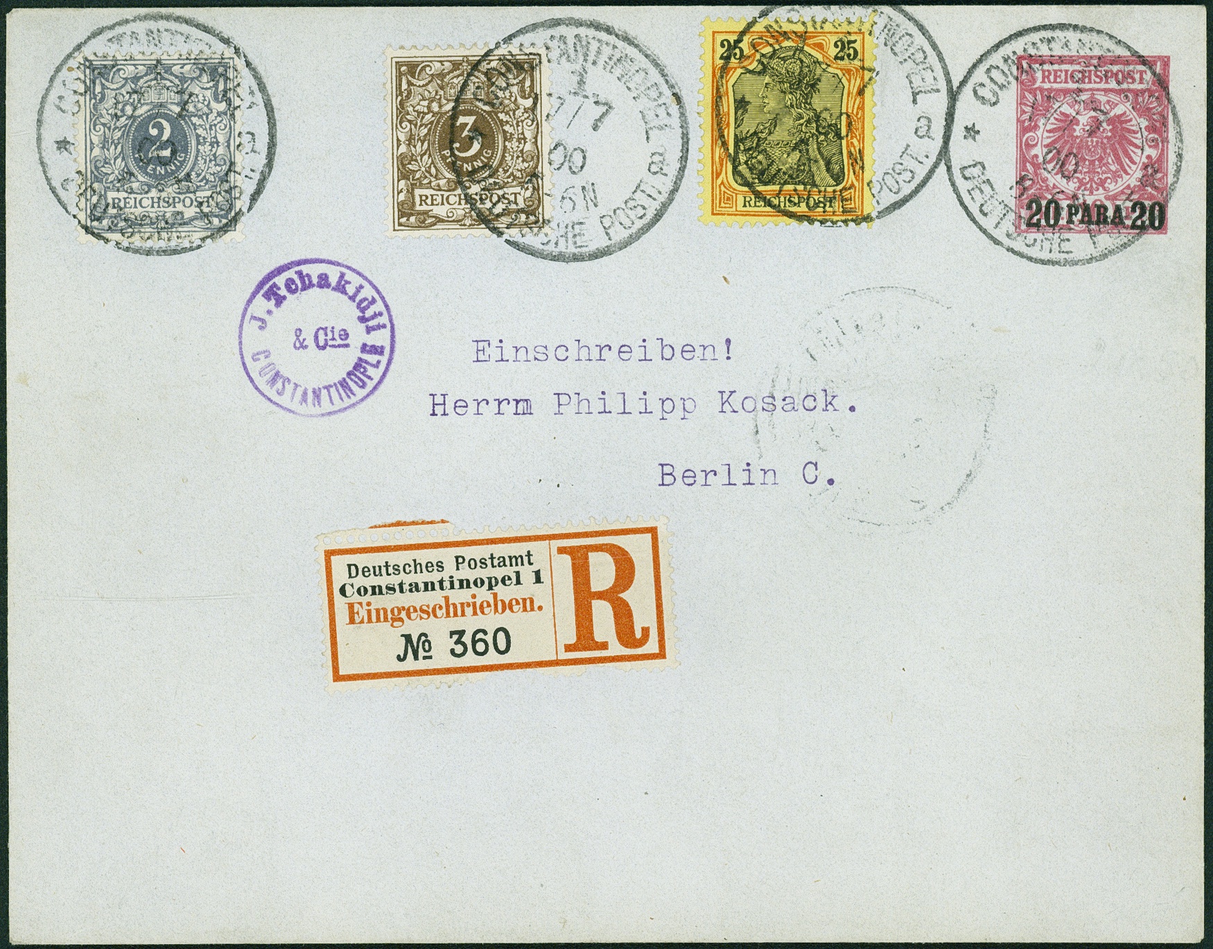 Lot 890 - DEUTSCHE POST TÜRKEI - GANZSACHEN - Hettinger Auktion Auktion 54 Lot 890 - DEUTSCHE POST TÜRKEI - GANZSACHEN - Hettinger Auktion Auktion 54