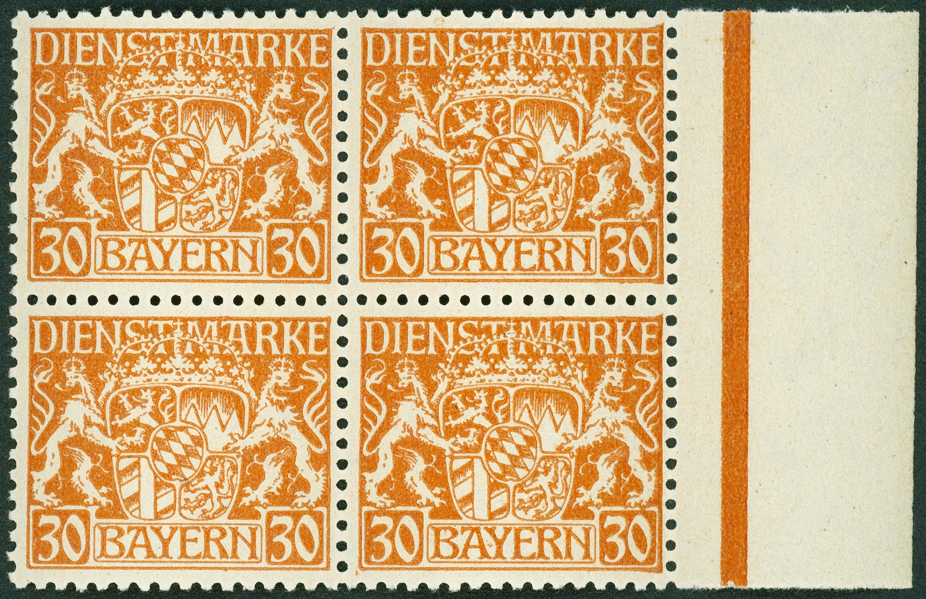 Lot 185 - bayern - dienstmarken  -  Hettinger Auktion Auktion 54