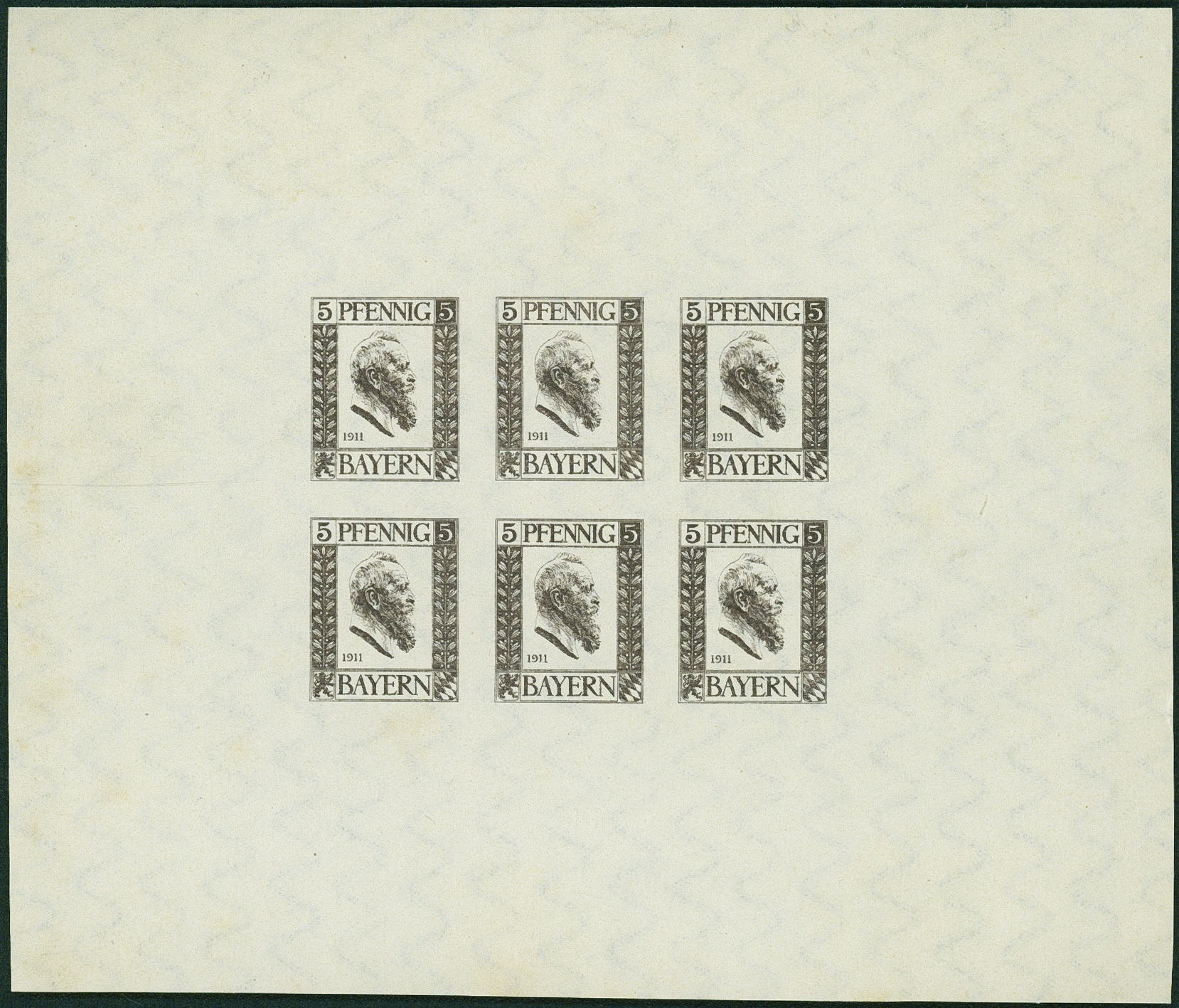 Lot 172 - BAYERN - PROBEDRUCKE - Hettinger Auktion Auktion 54 Lot 172 - BAYERN - PROBEDRUCKE - Hettinger Auktion Auktion 54