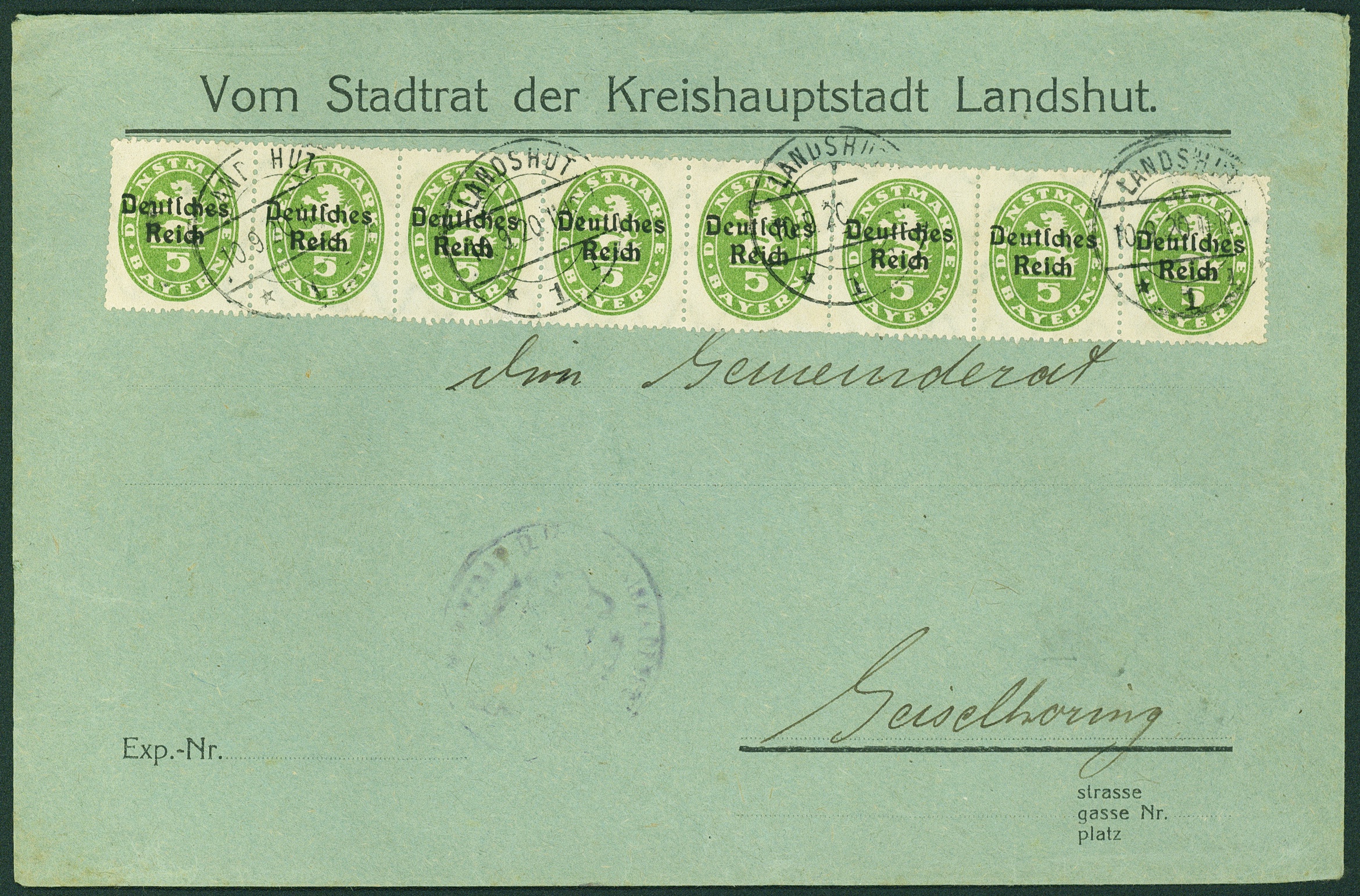Lot 800 - DR - DIENSTMARKEN - Hettinger Auktion Auktion 54 Lot 800 - DR - DIENSTMARKEN - Hettinger Auktion Auktion 54